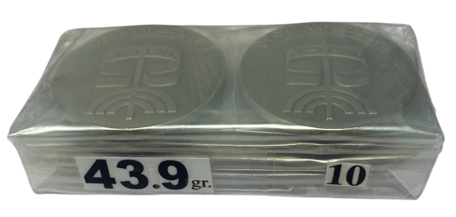 Israel - 10 Medals, 25th Anniversary Declaration of Independence 1973 - Silver 935, 47g (439g total pure silver), 45mm - 1 1