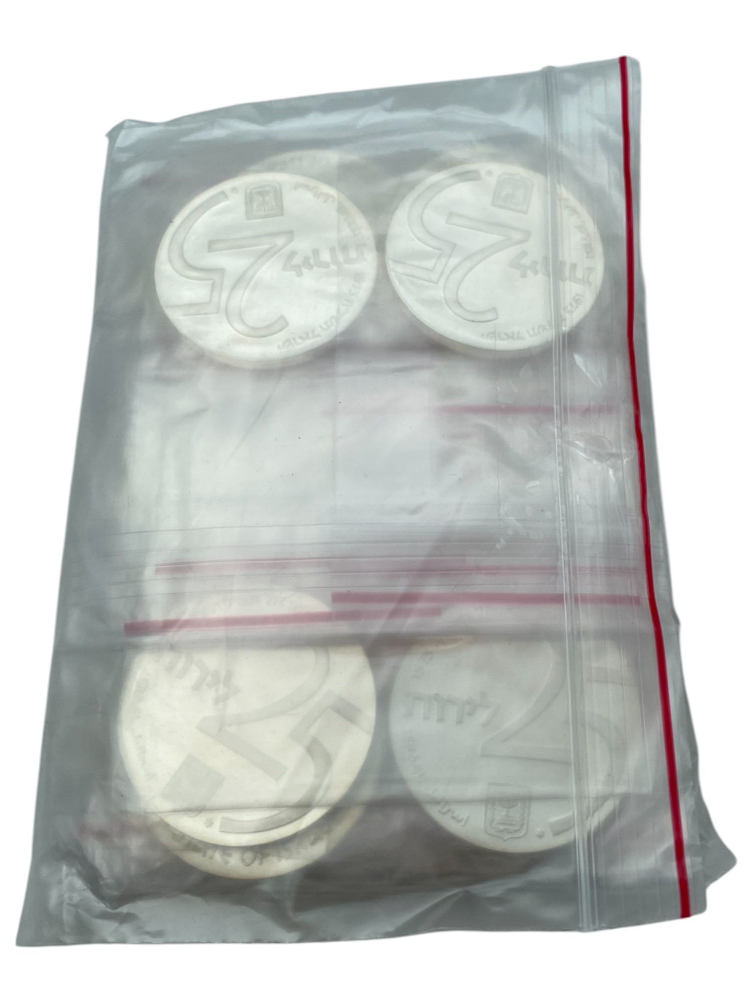Israel – State of Israel Bonds, 25 Coins of 25 Lirot 1975 , Israel’s 42th Anniversary of Independence Coin – Silver ... - 1 1