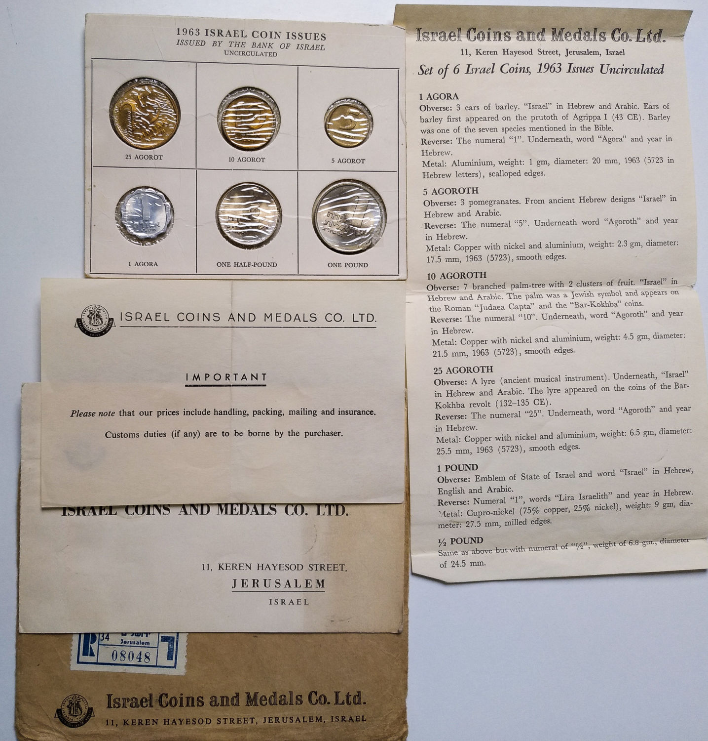 Israel - 24 sets from 1963 - different variations. - 1 27