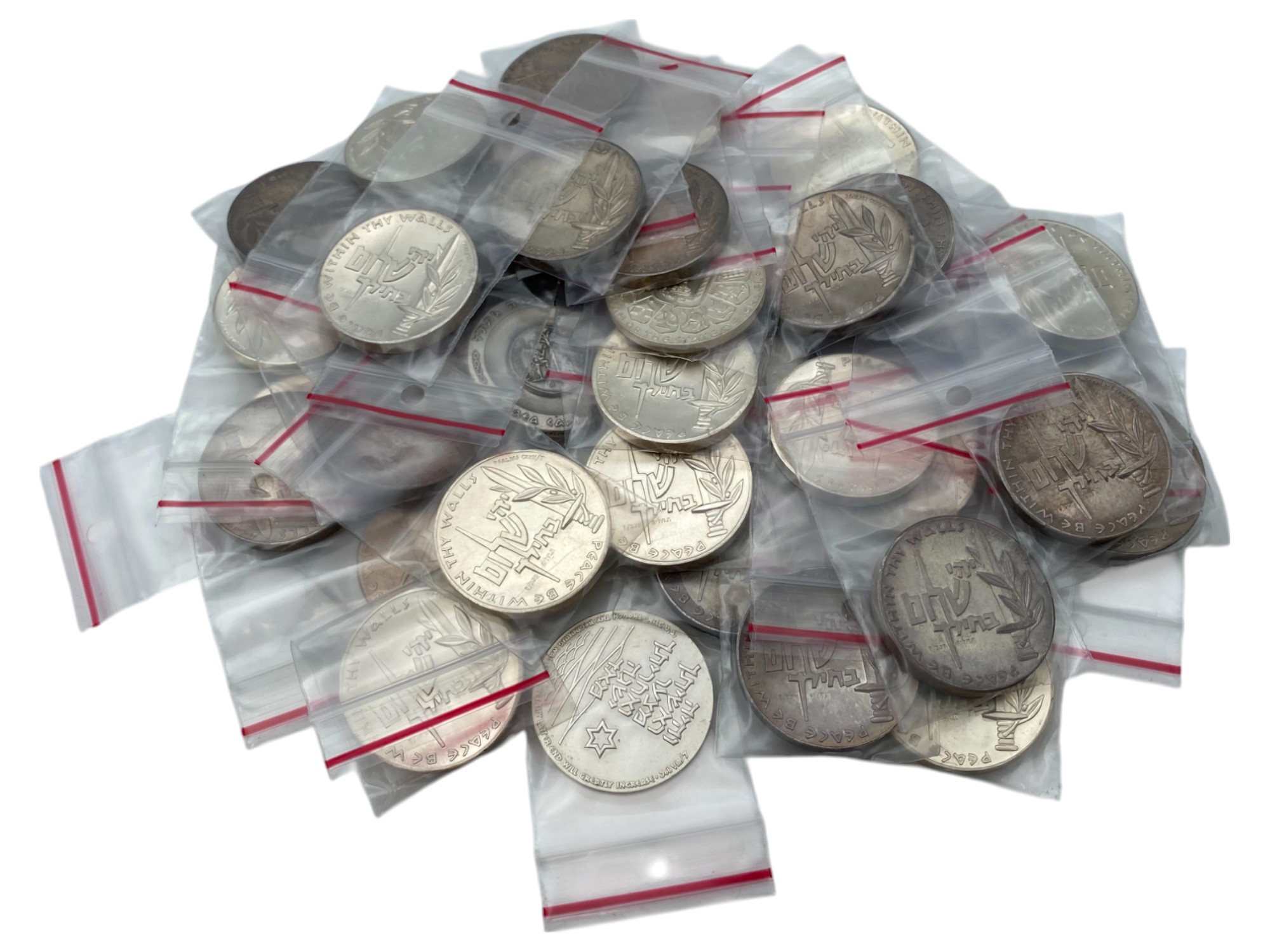 Israel - Set of 38 medals from the Government Coin and Medal Company - Silvre 935, 30g (net silver total weight 1 ... - 1 2