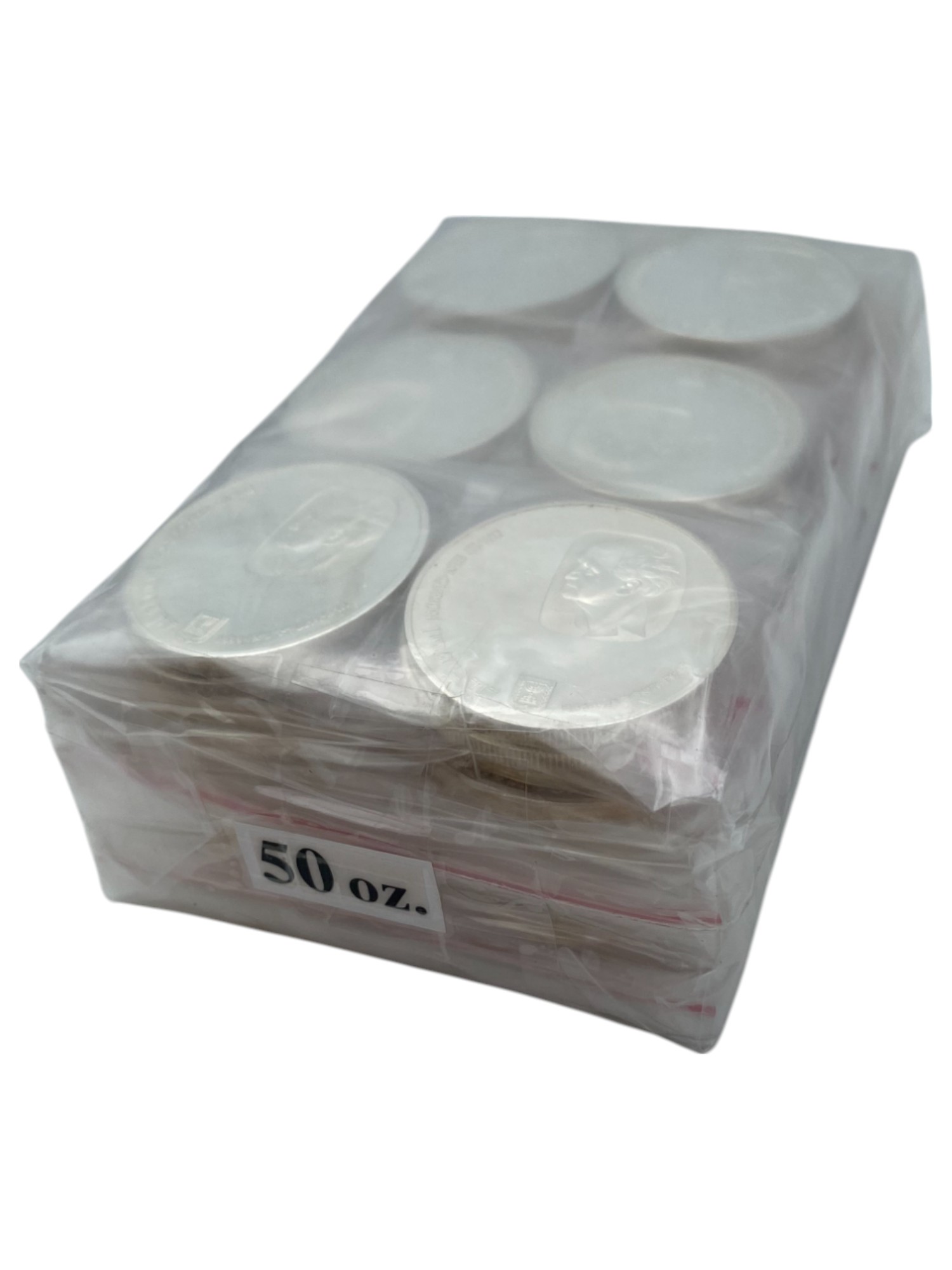 Israel - Lot 64 coins of 10 Lirot 1974 - David Ben-Gurion - Silver 935, 26g (Total NET silver is 50 Ounces), 37mm - 1 0