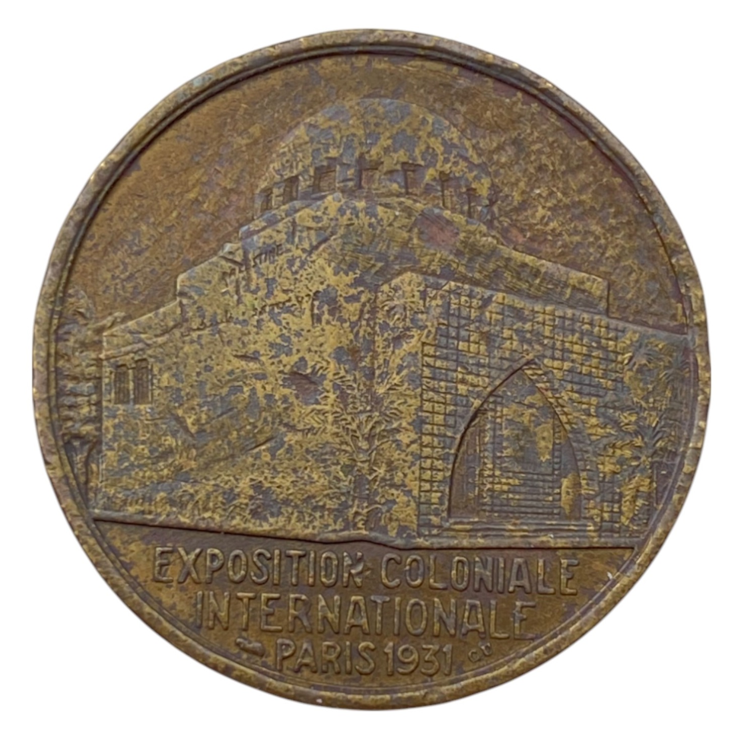 Judaica / Zionism - Medallion of the International Fair in Paris 1931 - 1 1