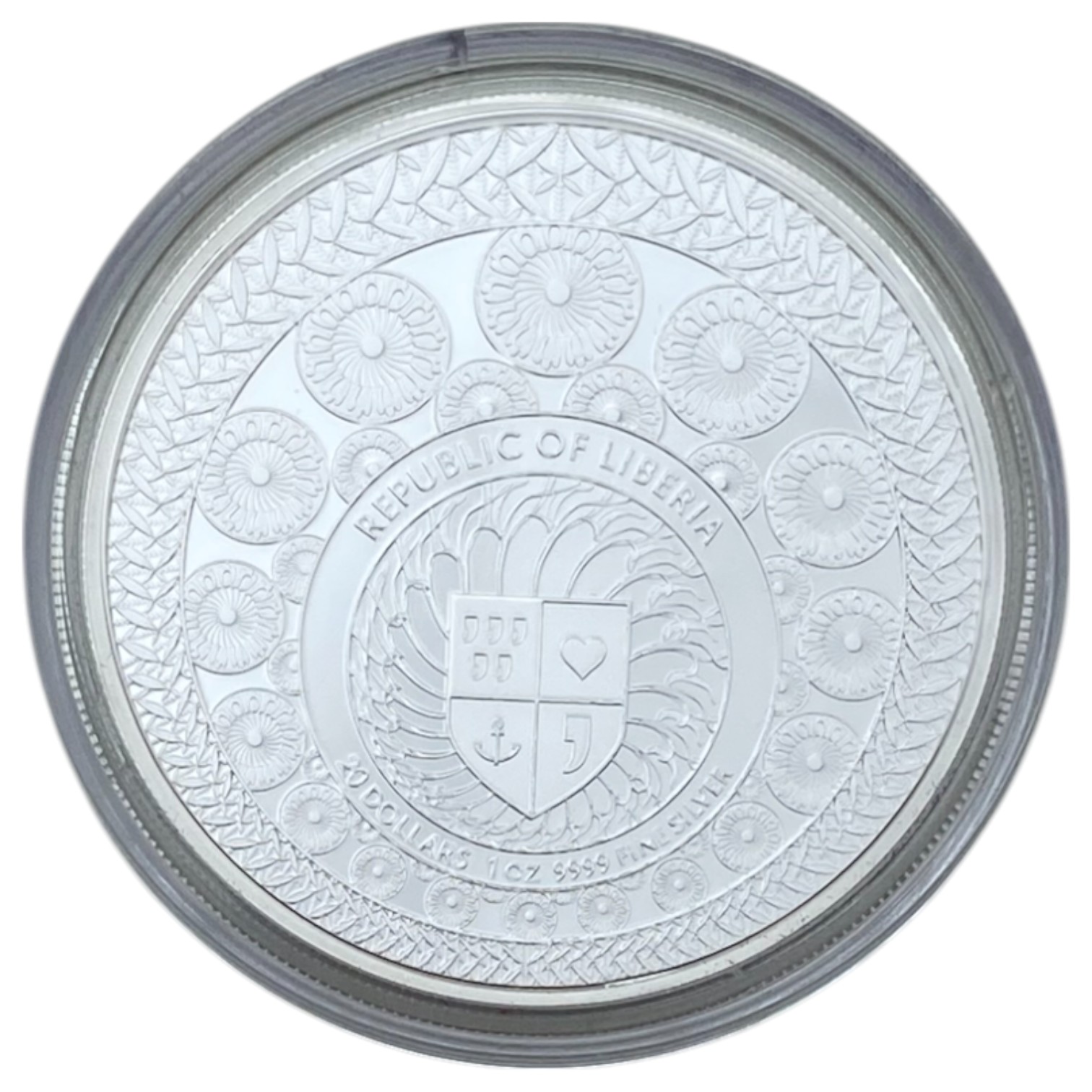 Liberia - 20 Dollars 2024 - Silver 999, 31.1g, 38.6mm - Proof - 1 1