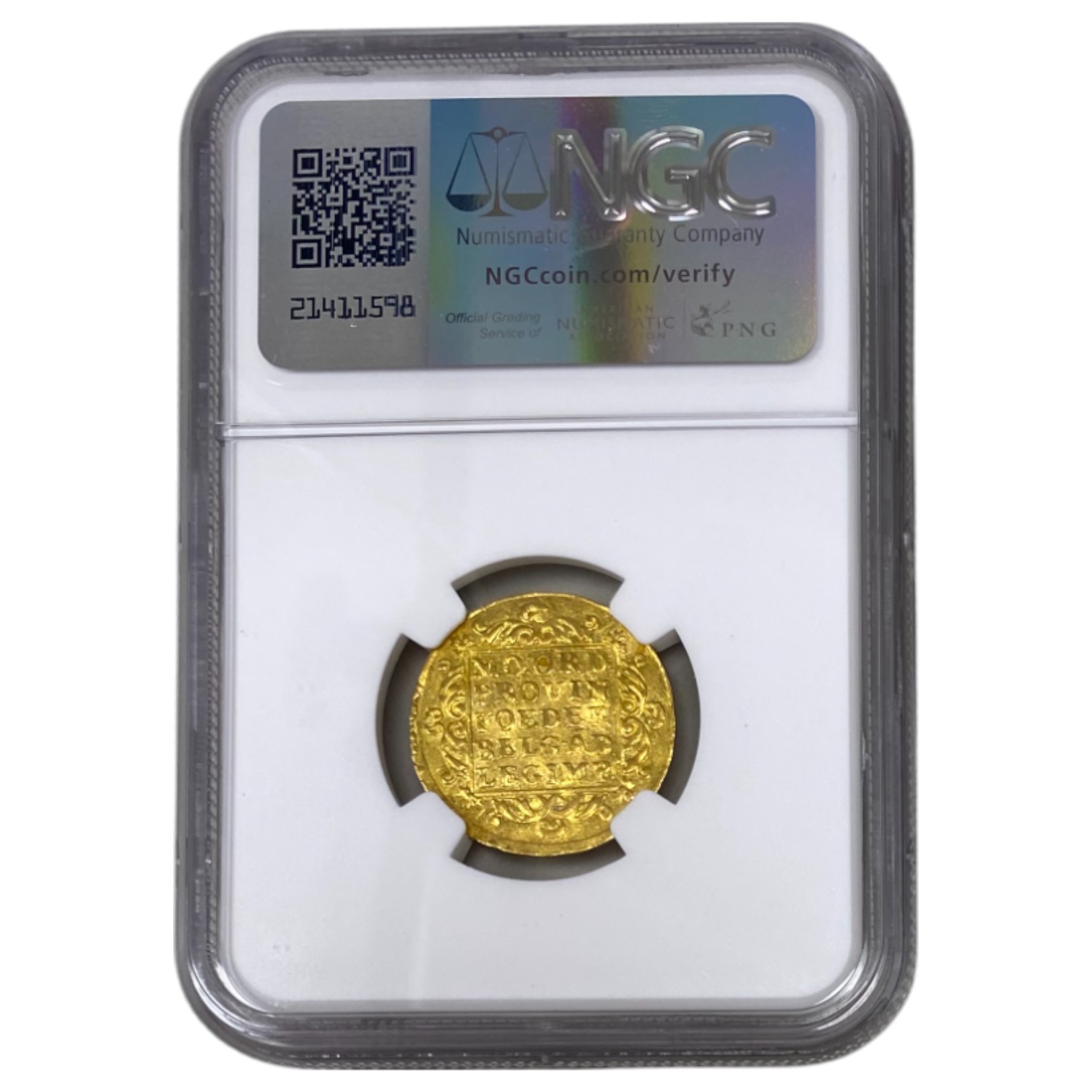 Netherland - Province of Holland - 1 Ducat 1781 - NGC AU 58 - 986 gold, 3.49g, 21.8mm - 1 3