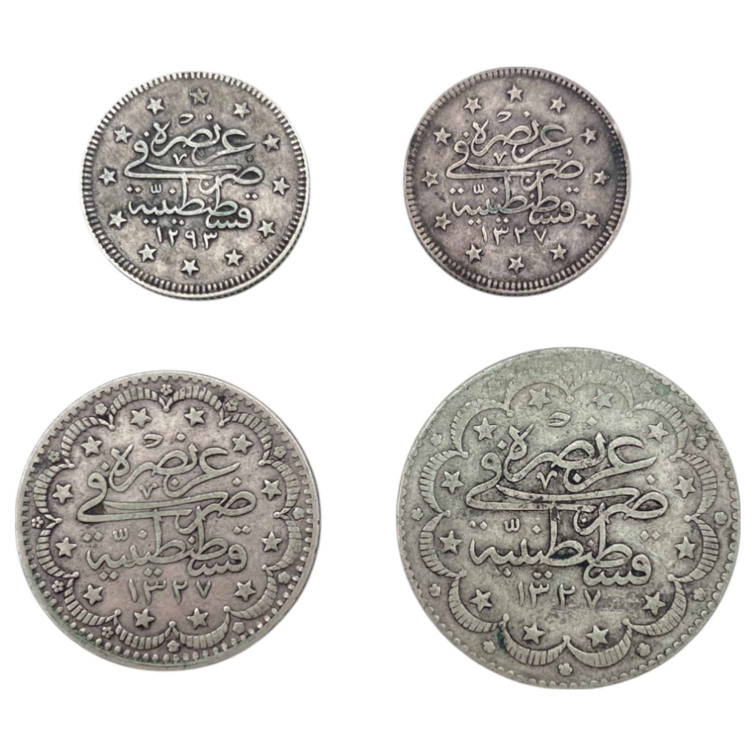 Ottoman Empire - a very large collection of coins from a wide variety of denominations and years, some made of silver - 1 10