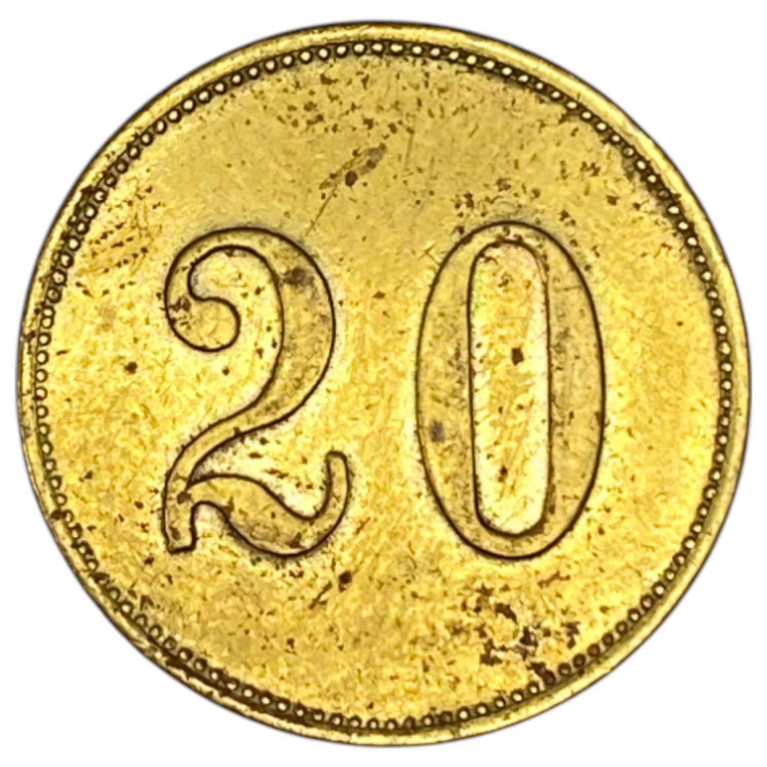Palestine - Templar colonies token - 20 Paras 1880-1917 - First series - 1 0