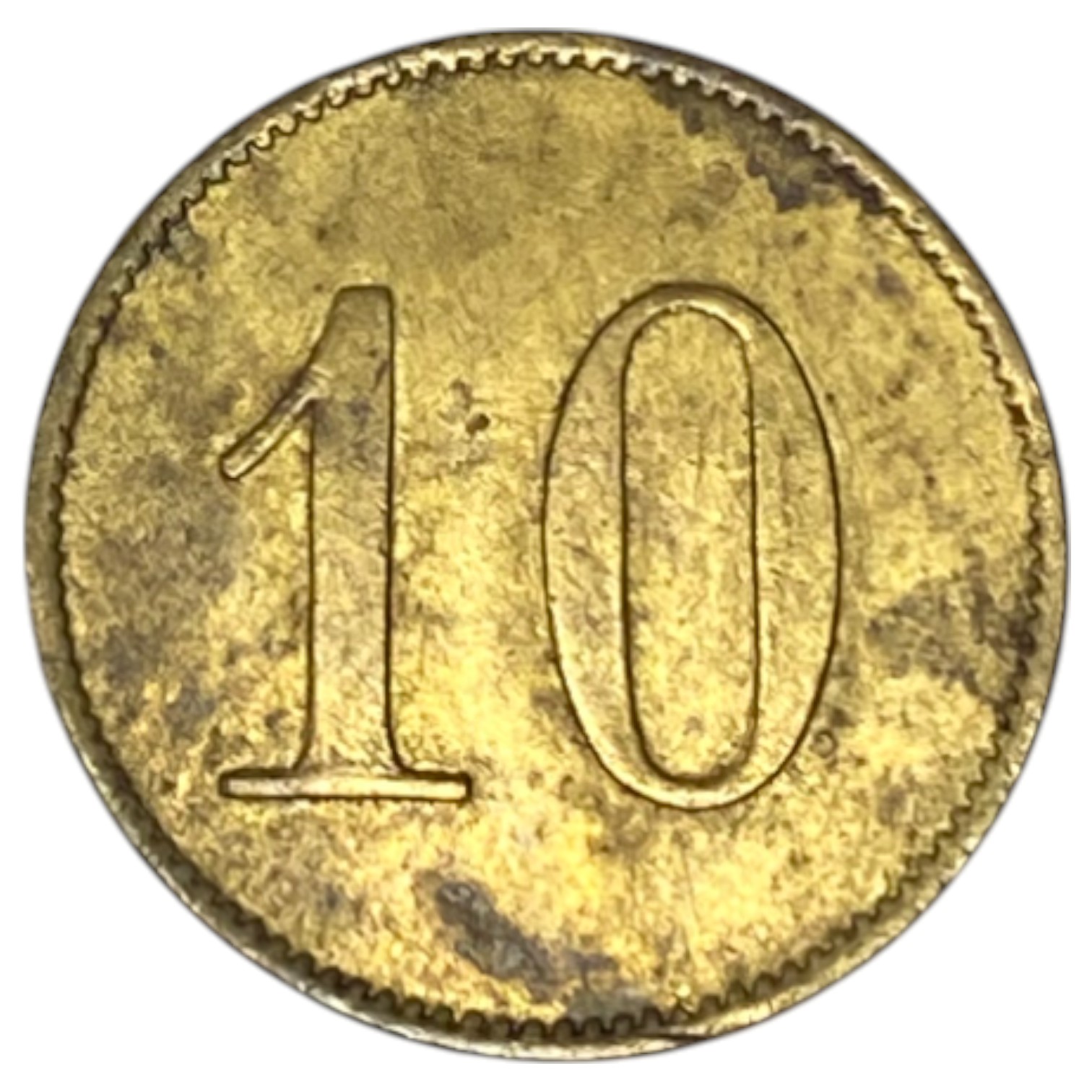 Palestine - Templar colonies token - 10 Paras 1880-1917 - First series - 1 0