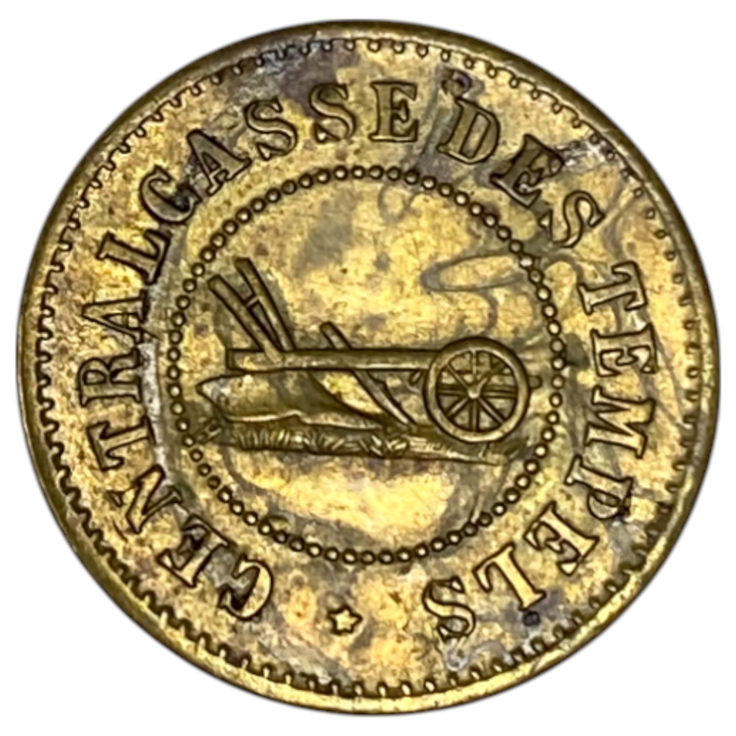 Palestine - Templar colonies token - 10 Paras 1880-1917 - First series - 1 1
