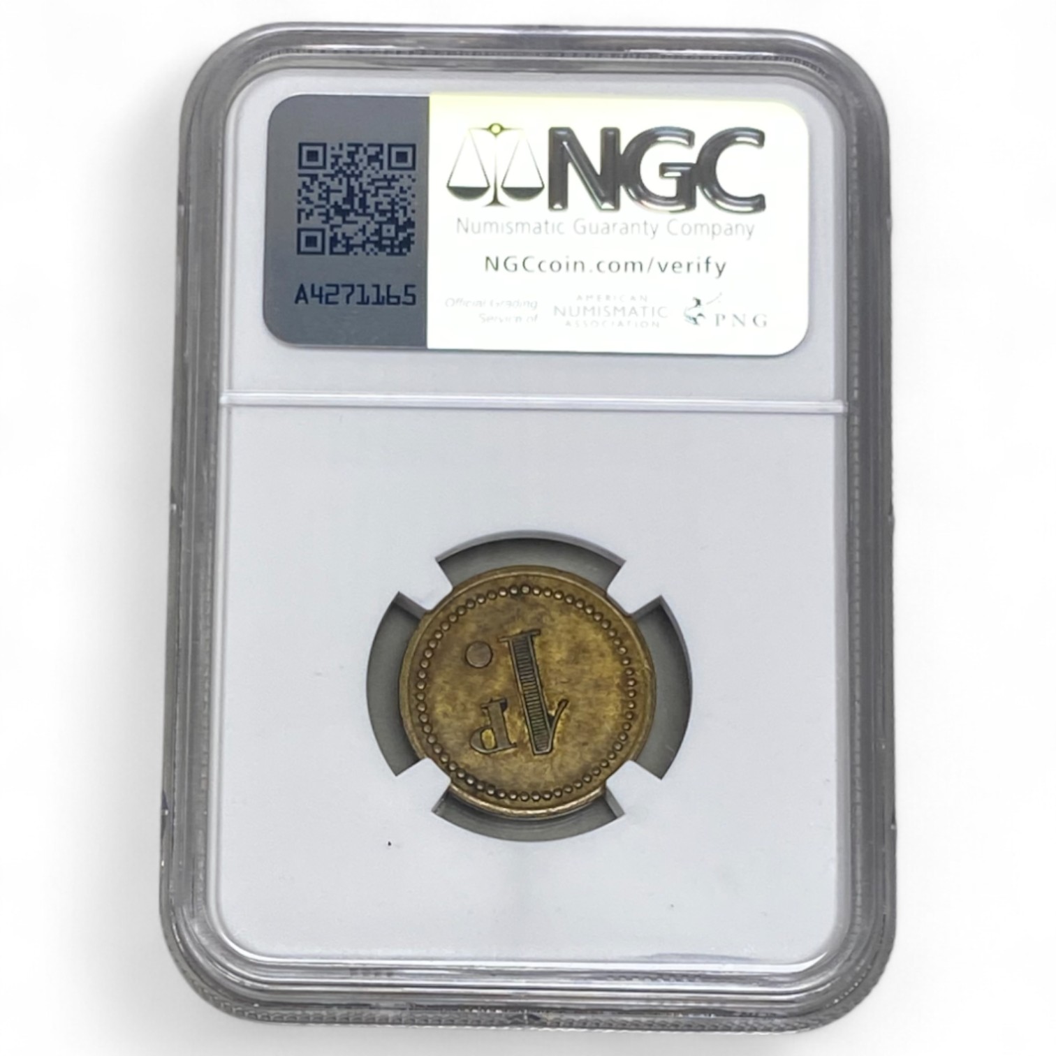 Palestine - 1 Piaster 1930' - Palatin Hotel - NGC AU 55 - Very high grade for this token - 1 3