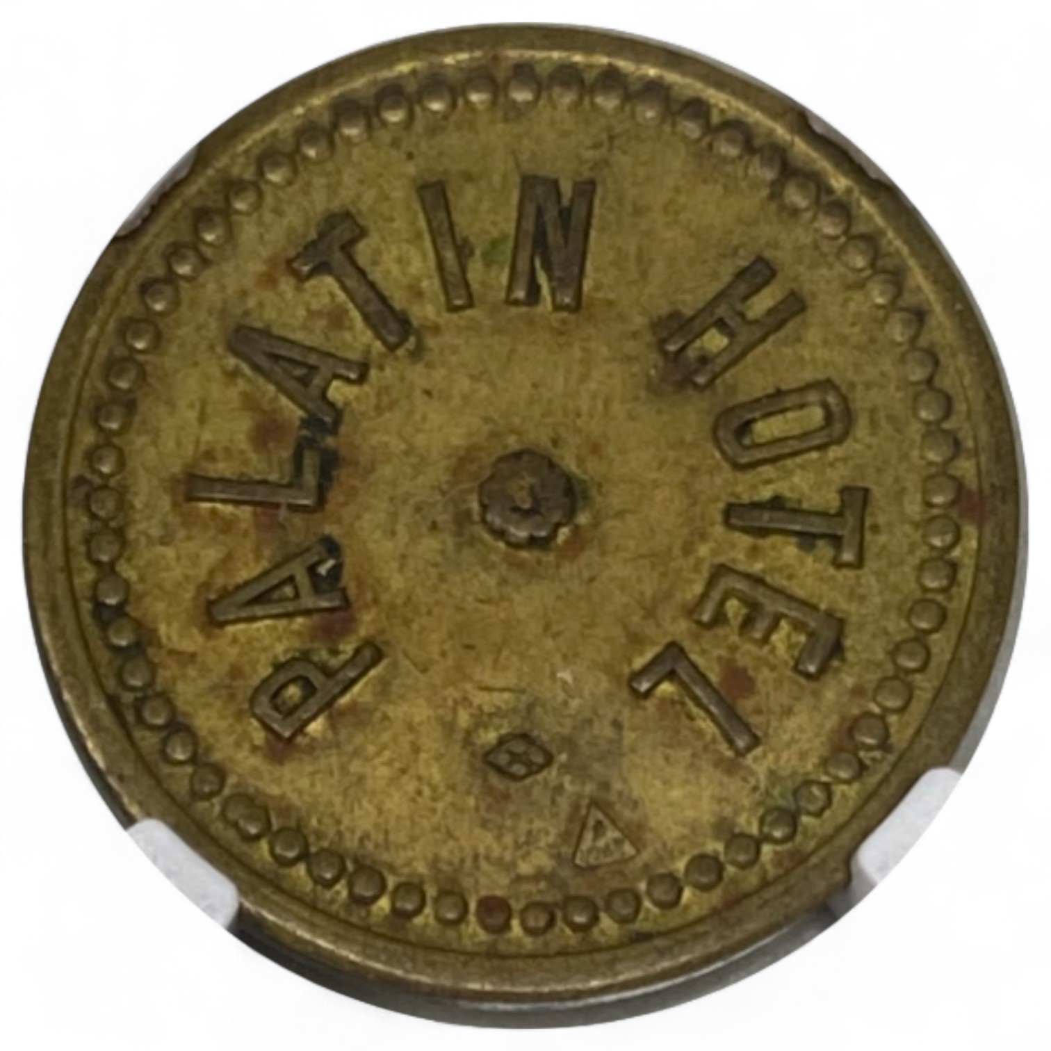 Palestine - 1 Piaster 1930' - Palatin Hotel - NGC AU 55 - Very high grade for this token - 1 1