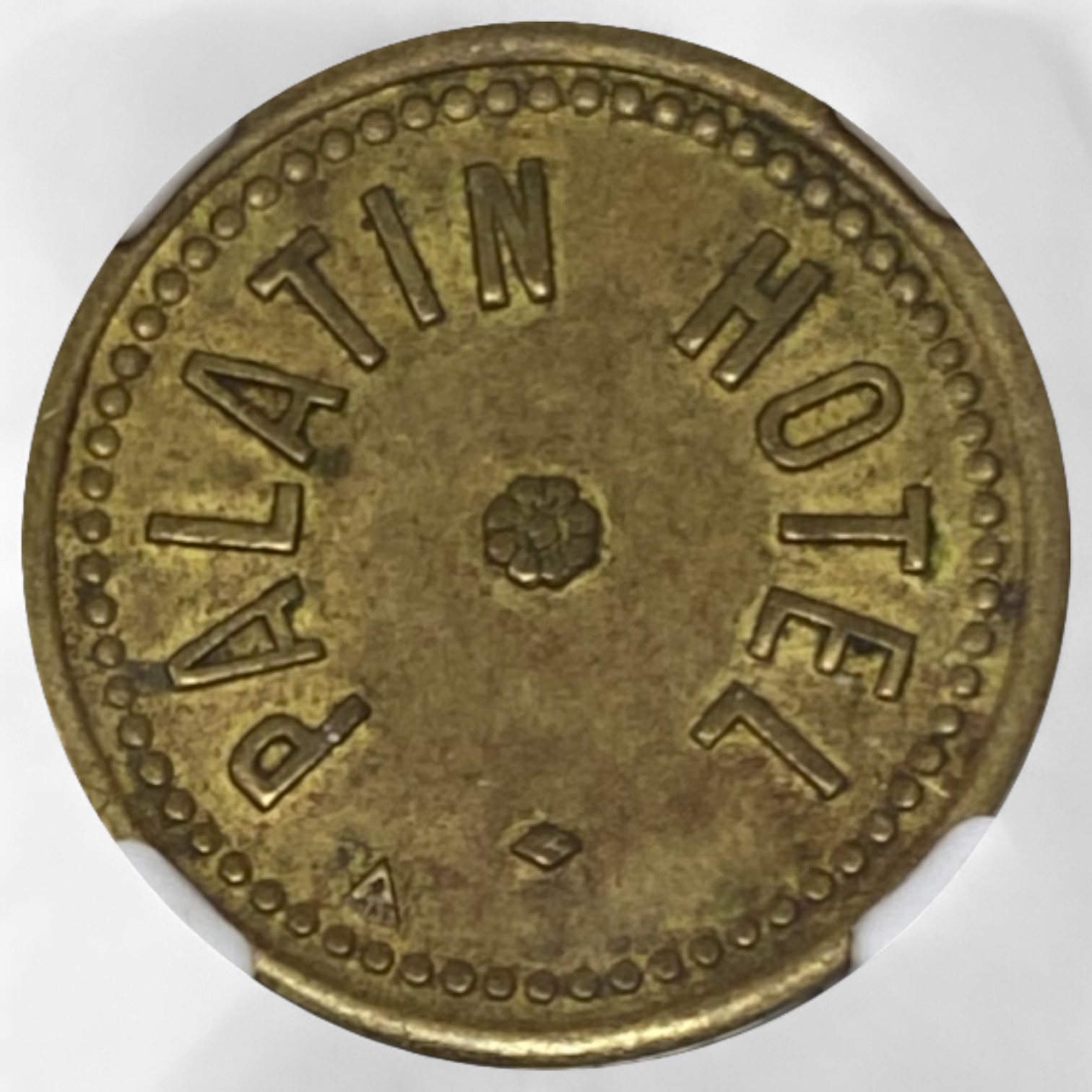Palestine - 2 Piaster 1930' - Palatin Hotel - NGC AU 53 - Very high grade for this token - 1 1