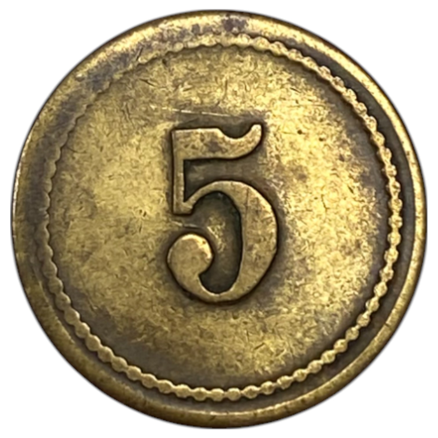 Palestine - Cafe werner token - 5 MIls 1930', bronze - 1 0