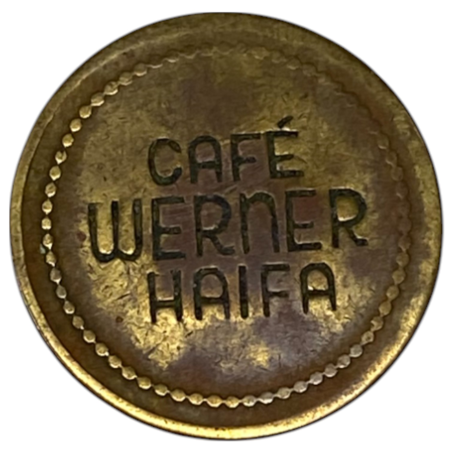 Palestine - Cafe werner token - 10 MIls 1930', bronze - 1 1