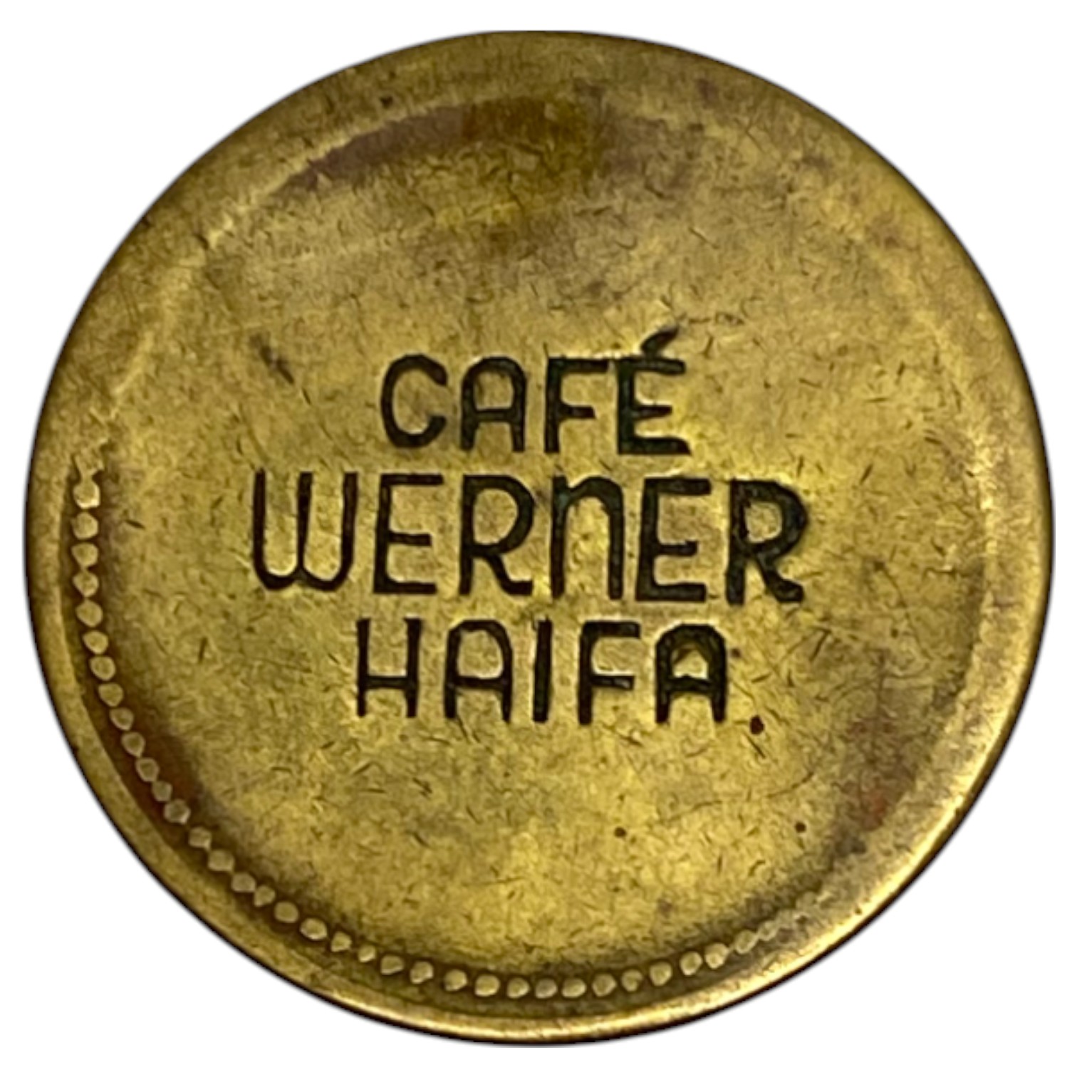 Palestine - Cafe werner token - 30 MIls 1930', bronze - 1 1