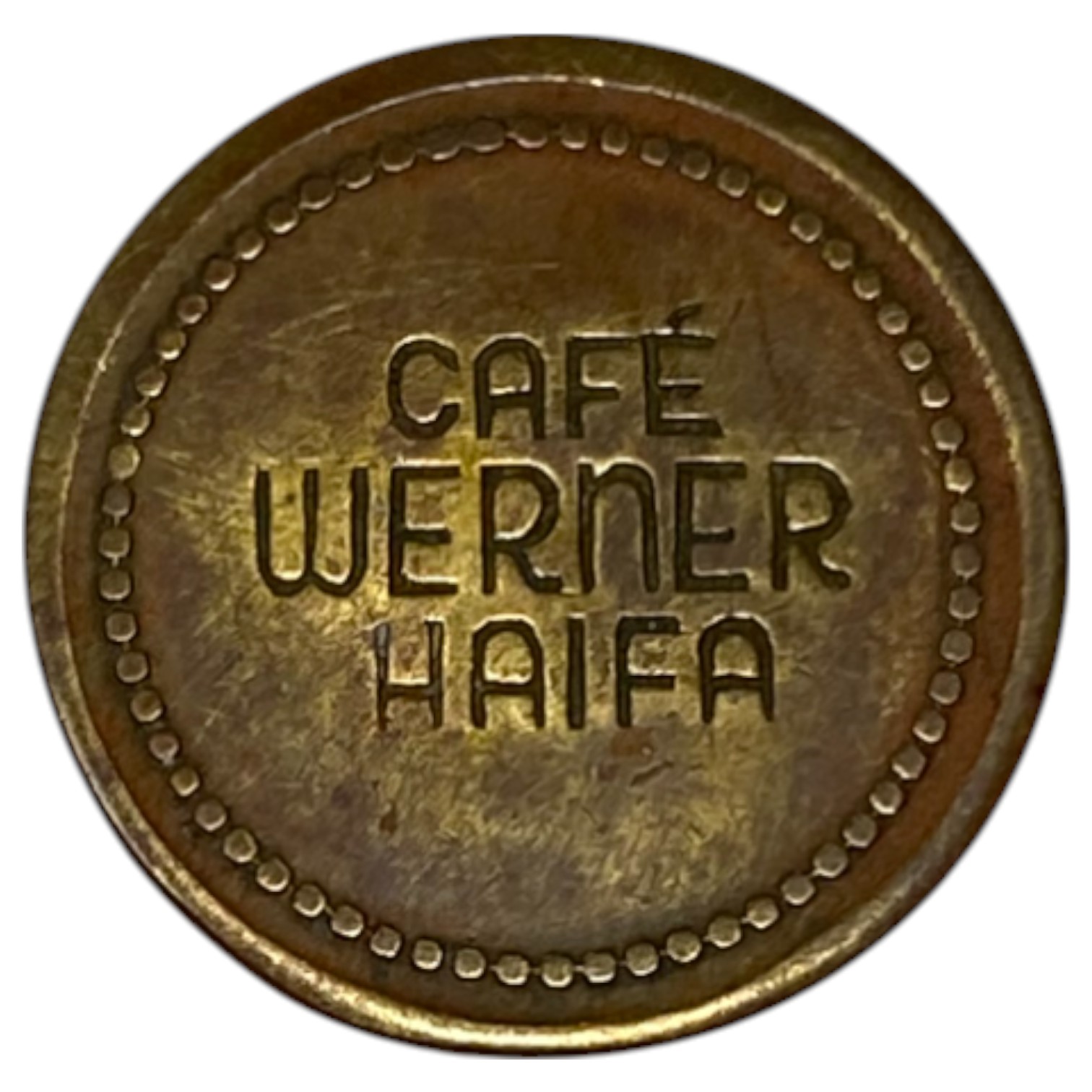 Palestine - Cafe werner token - 20 MIls 1930', bronze - 1 1