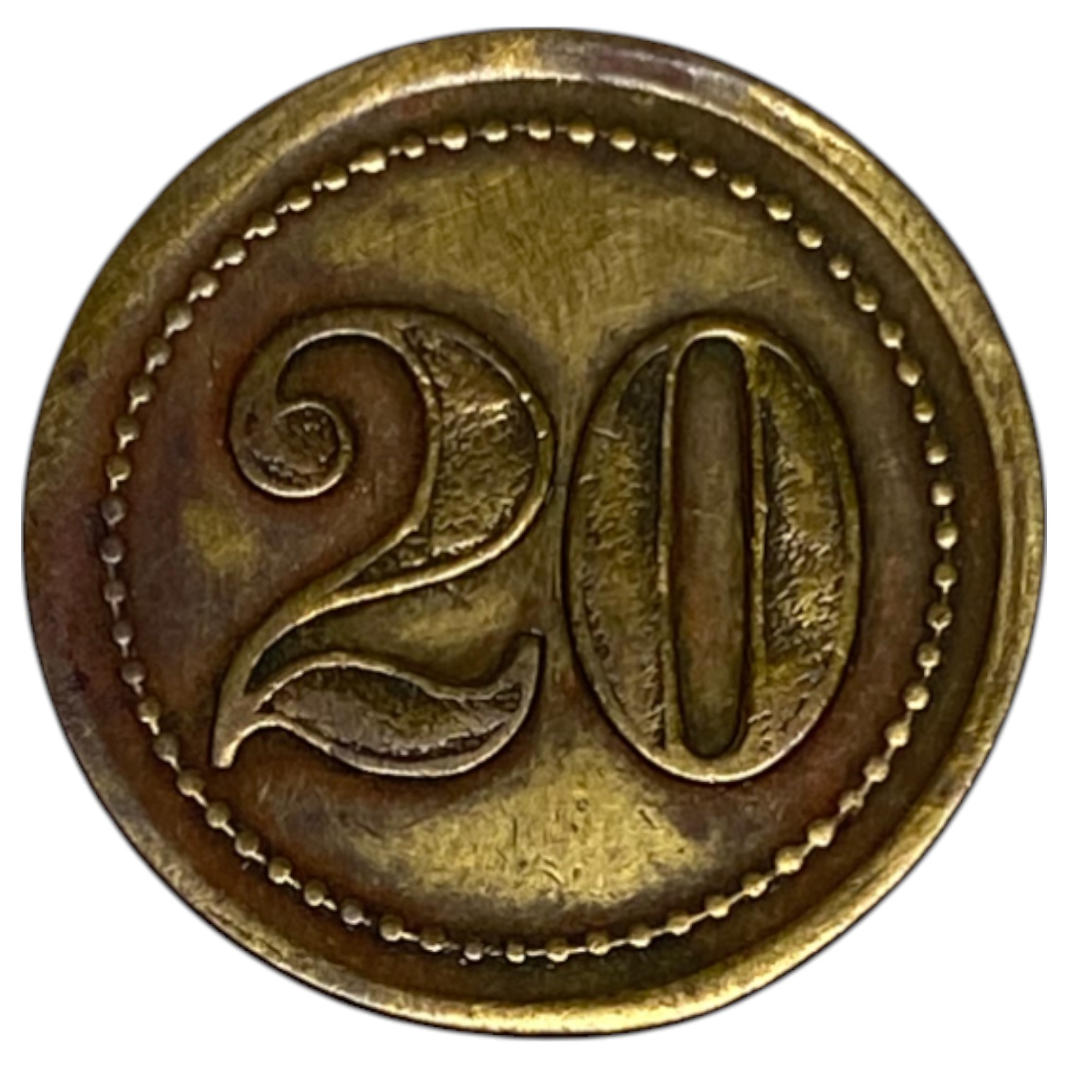 Palestine - Cafe werner token - 20 MIls 1930', bronze - 1 0