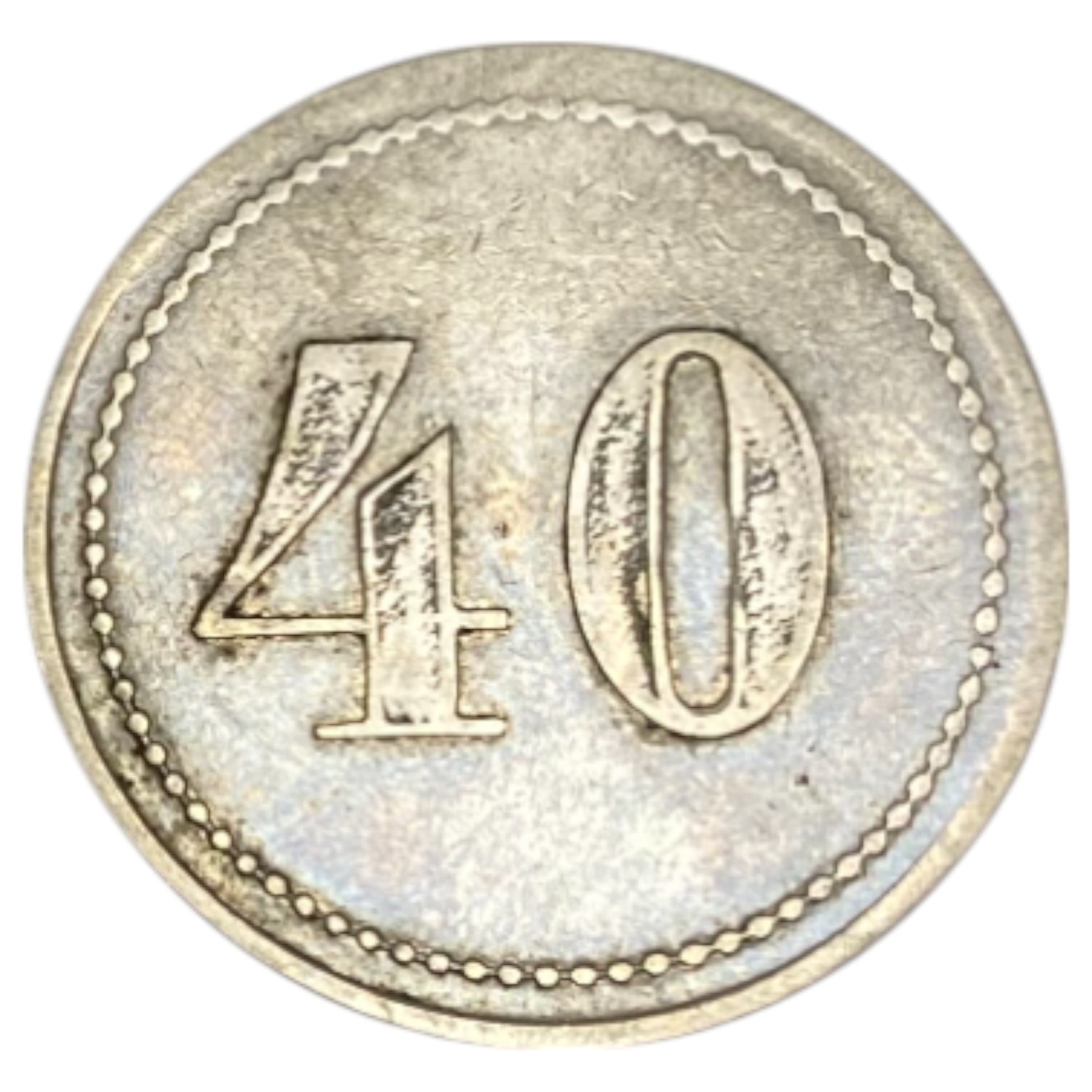 Palestine - Cafe werner token - 40 MIls, bronze, copper-nickel - 1 0