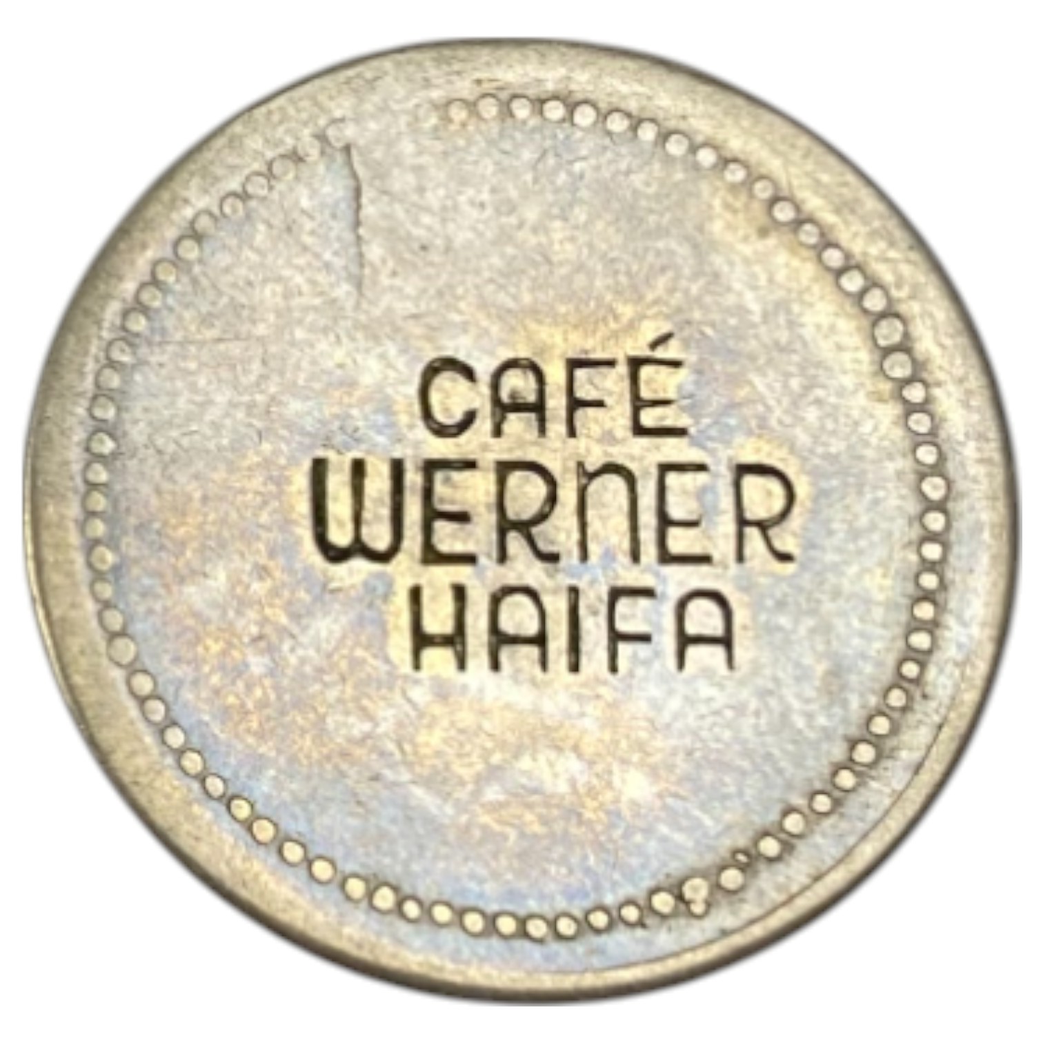 Palestine - Cafe werner token - 40 MIls, bronze, copper-nickel - 1 1