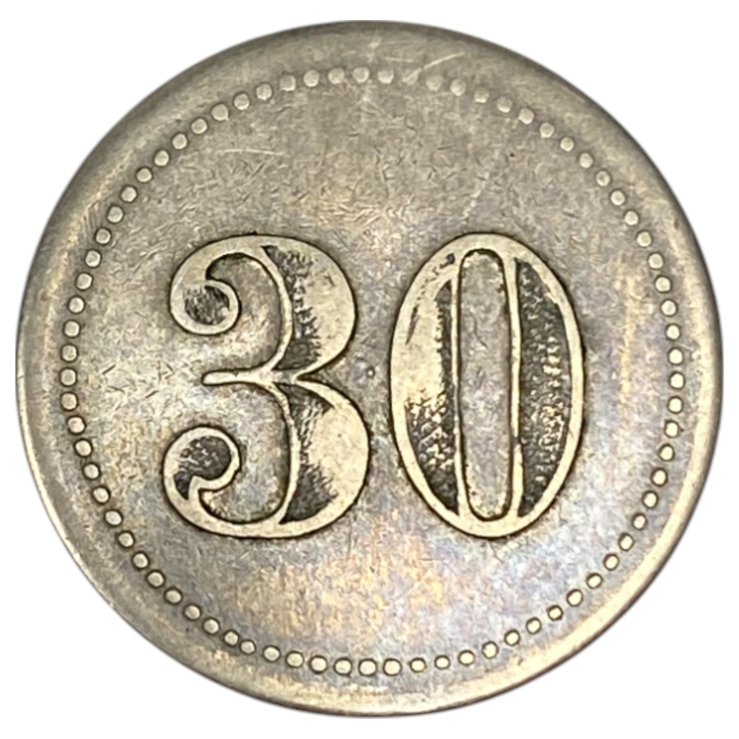 Palestine - Cafe werner token - 30 MIls, bronze, copper-nickel - 1 0