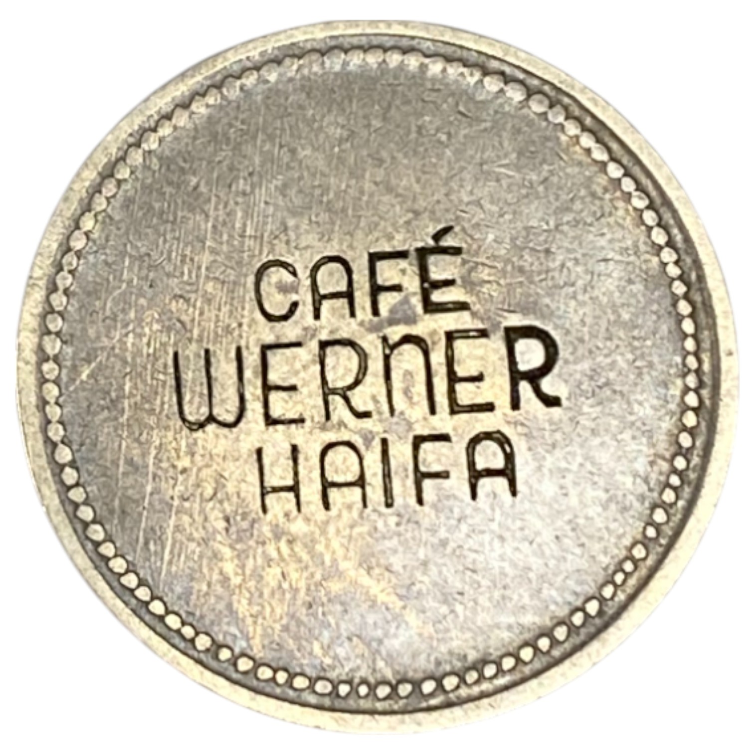 Palestine - Cafe werner token - 30 MIls, bronze, copper-nickel - 1 1
