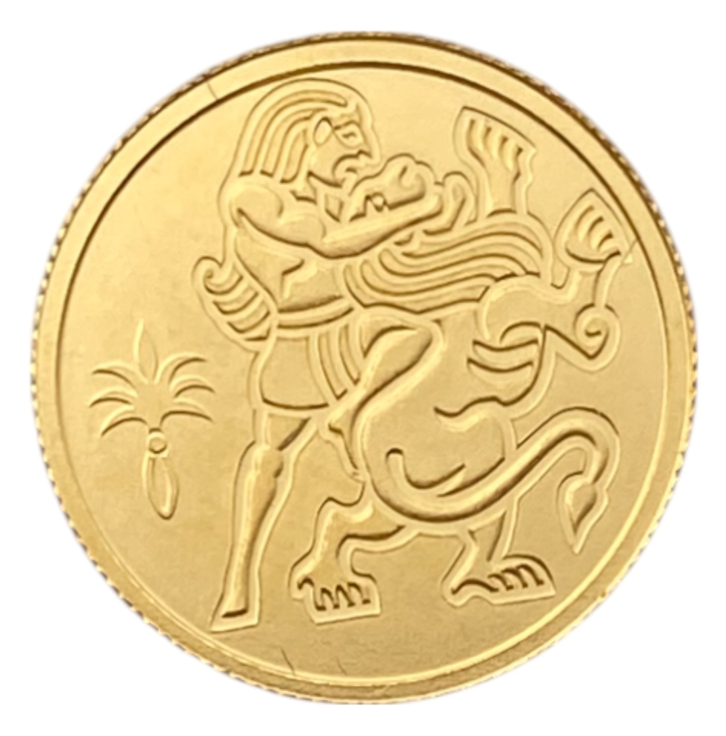 Israel – Samson and The Lion, 2009 – Gold 999, 1.24g, 13.92mm - 1 0