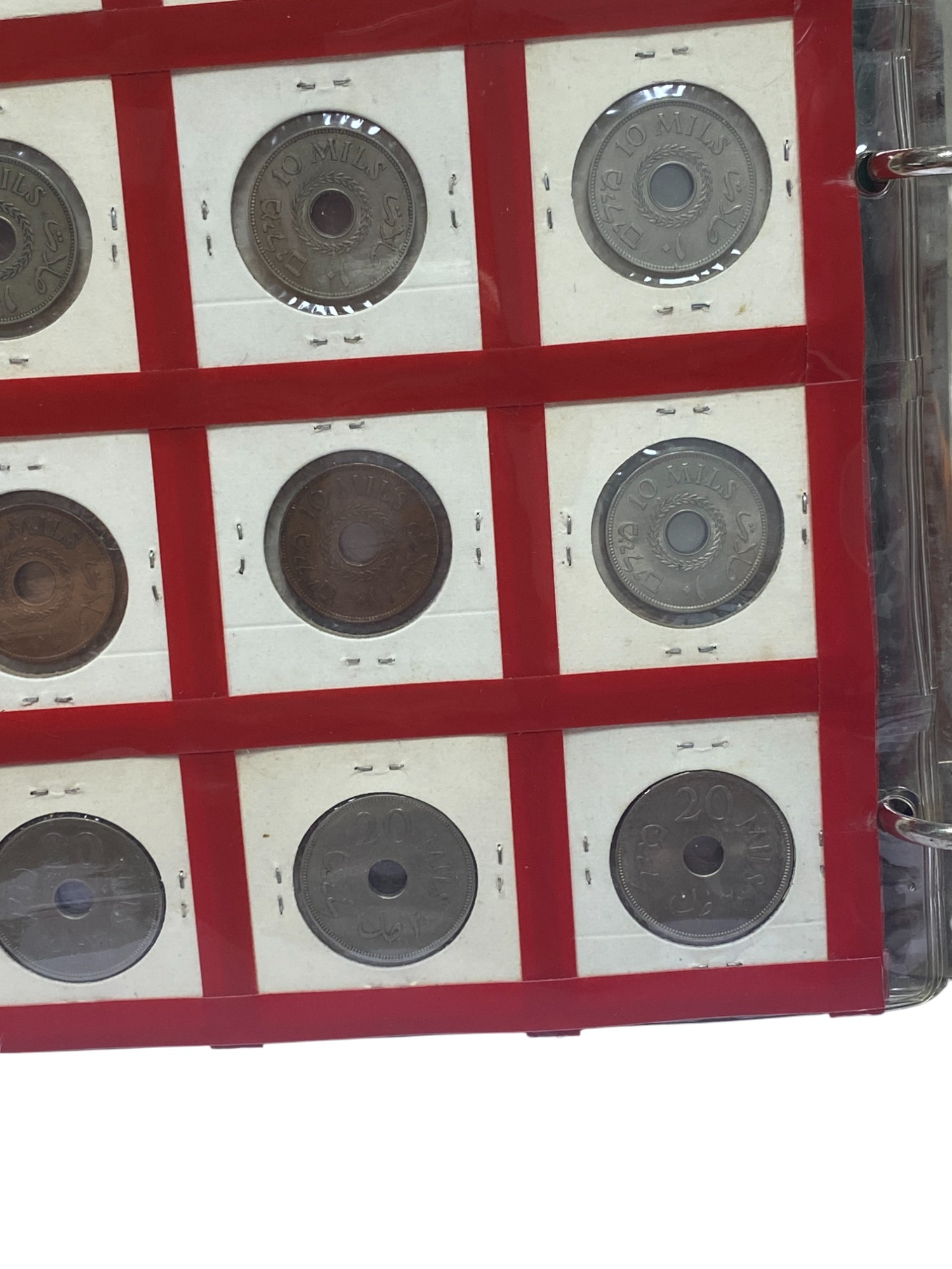 Palestine - Full 59 Coins set of British Mandath - XF-UNC - 1 30