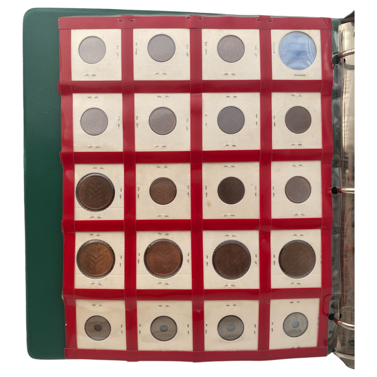 Palestine - Full 59 Coins set of British Mandath - XF-UNC - 1 1