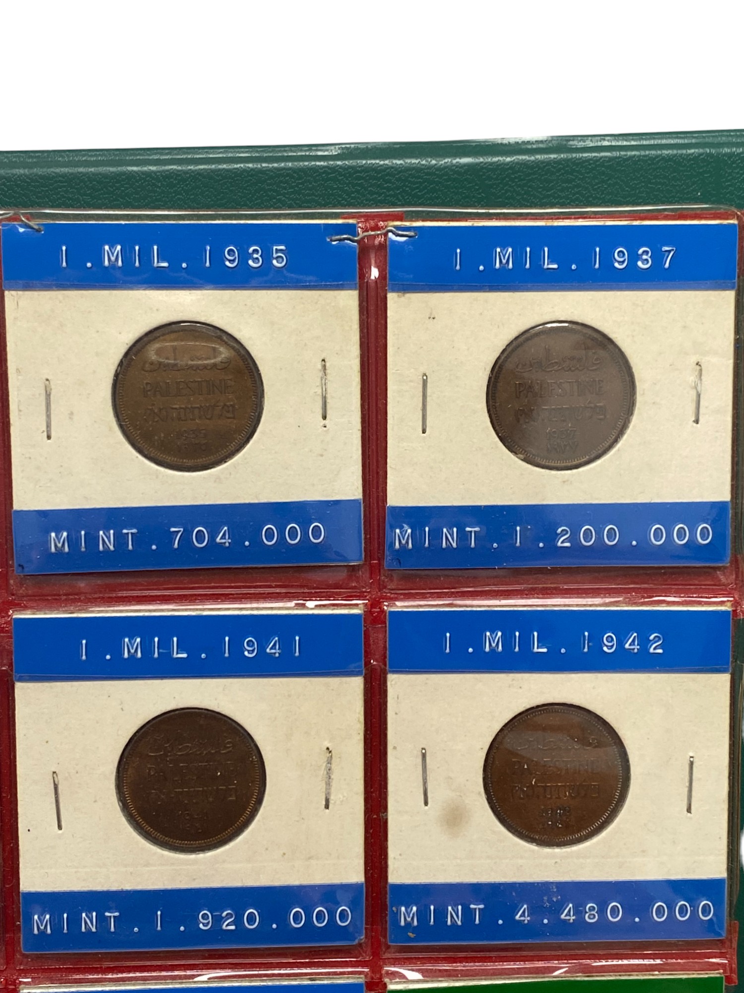 Palestine - Full 59 Coins set of British Mandath - XF-UNC - 1 7