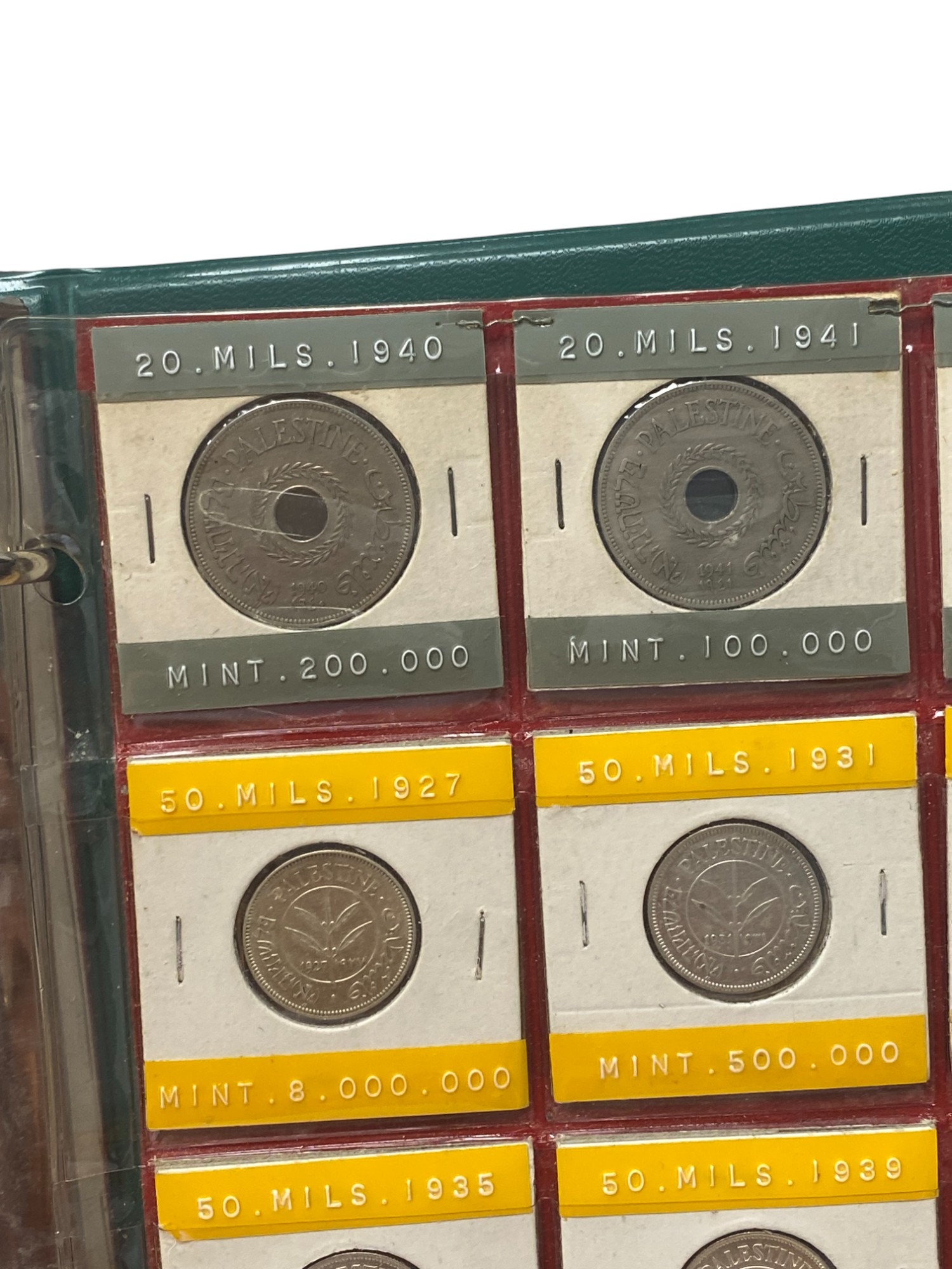 Palestine - Full 59 Coins set of British Mandath - XF-UNC - 1 31