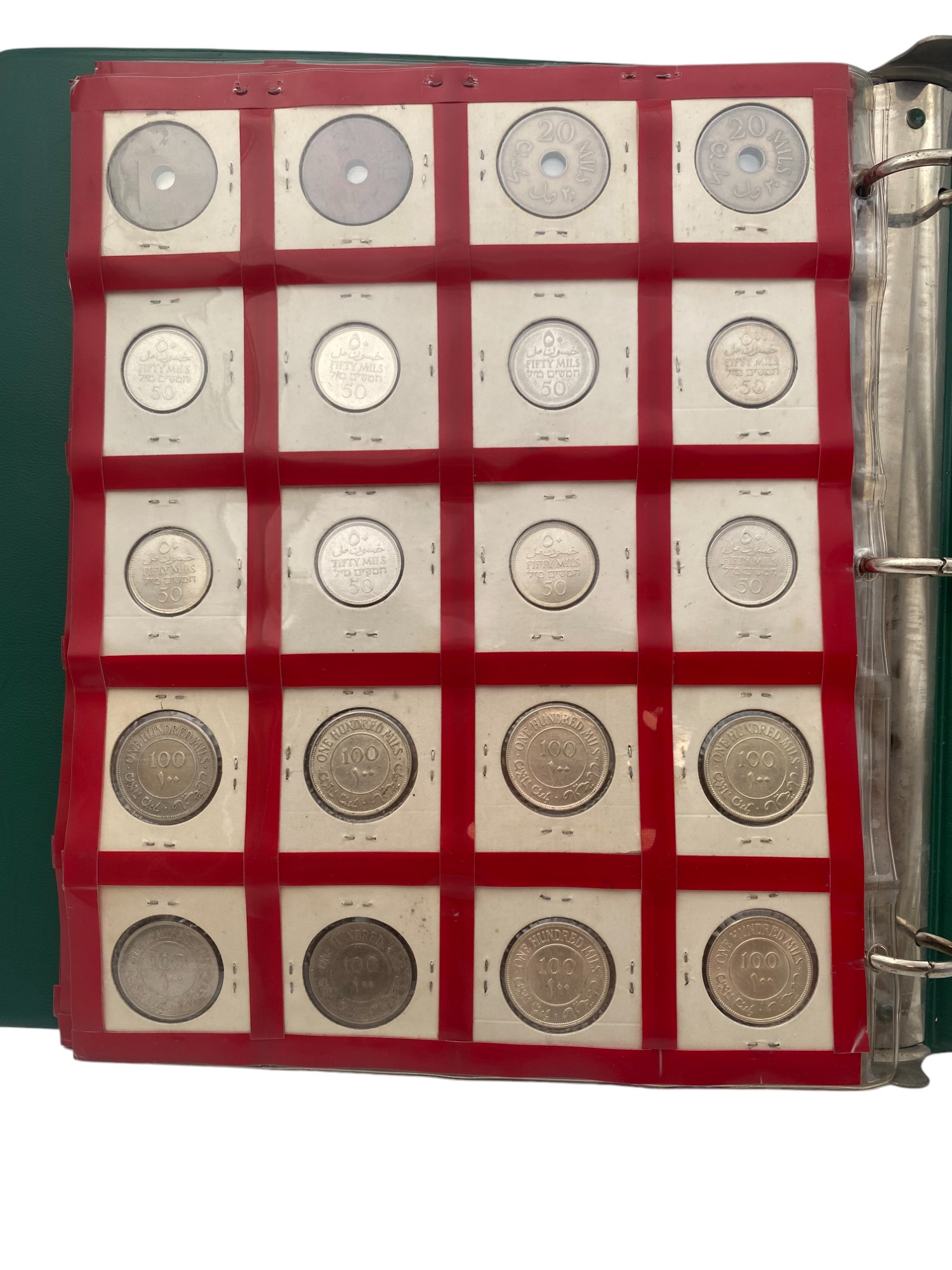 Palestine - Full 59 Coins set of British Mandath - XF-UNC - 1 5