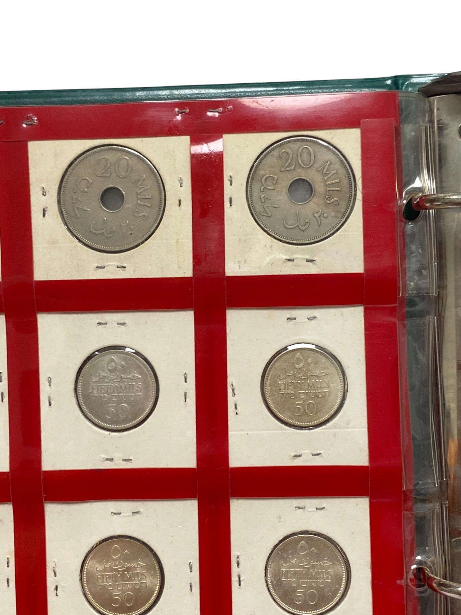 Palestine - Full 59 Coins set of British Mandath - XF-UNC - 1 38