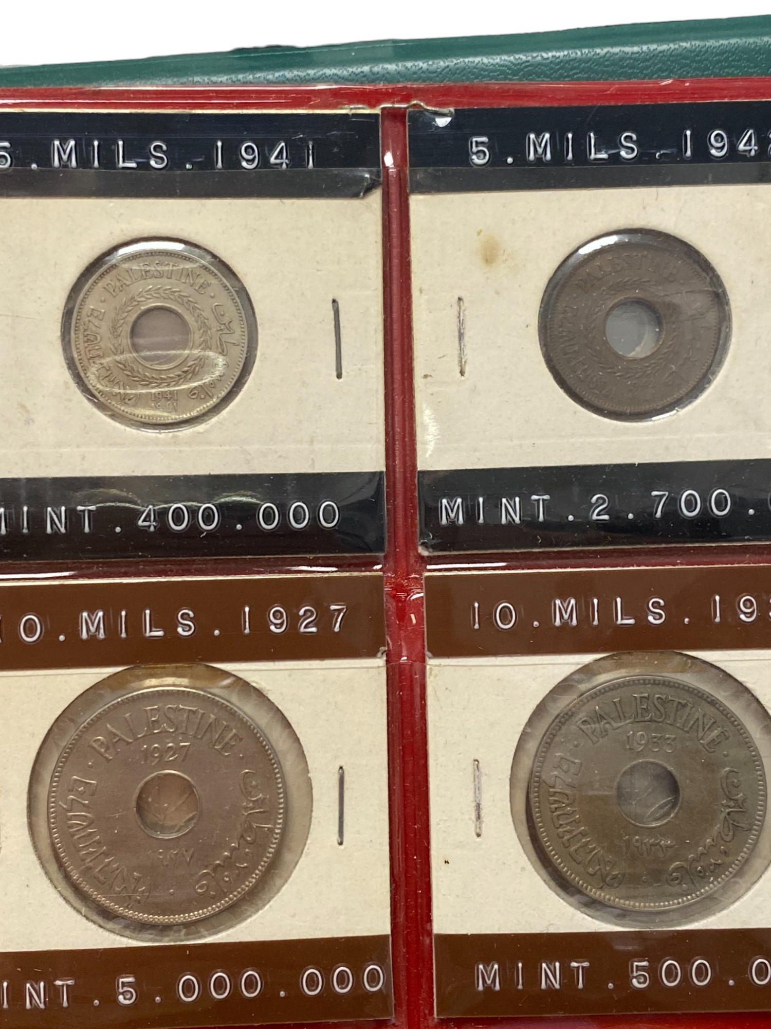 Palestine - Full 59 Coins set of British Mandath - XF-UNC - 1 19