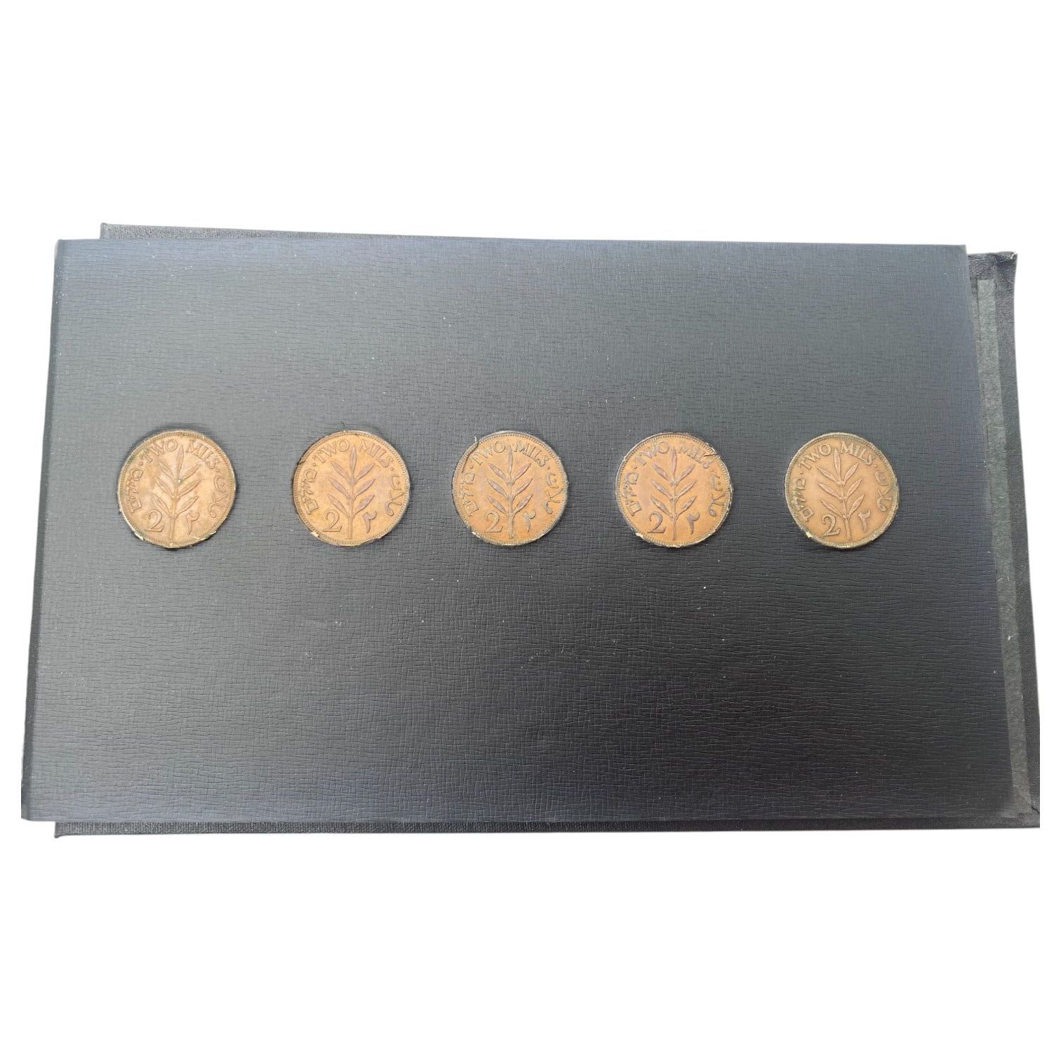 Palestine - Full 59 Coins set of British Mandath - XF-AU - 1 4