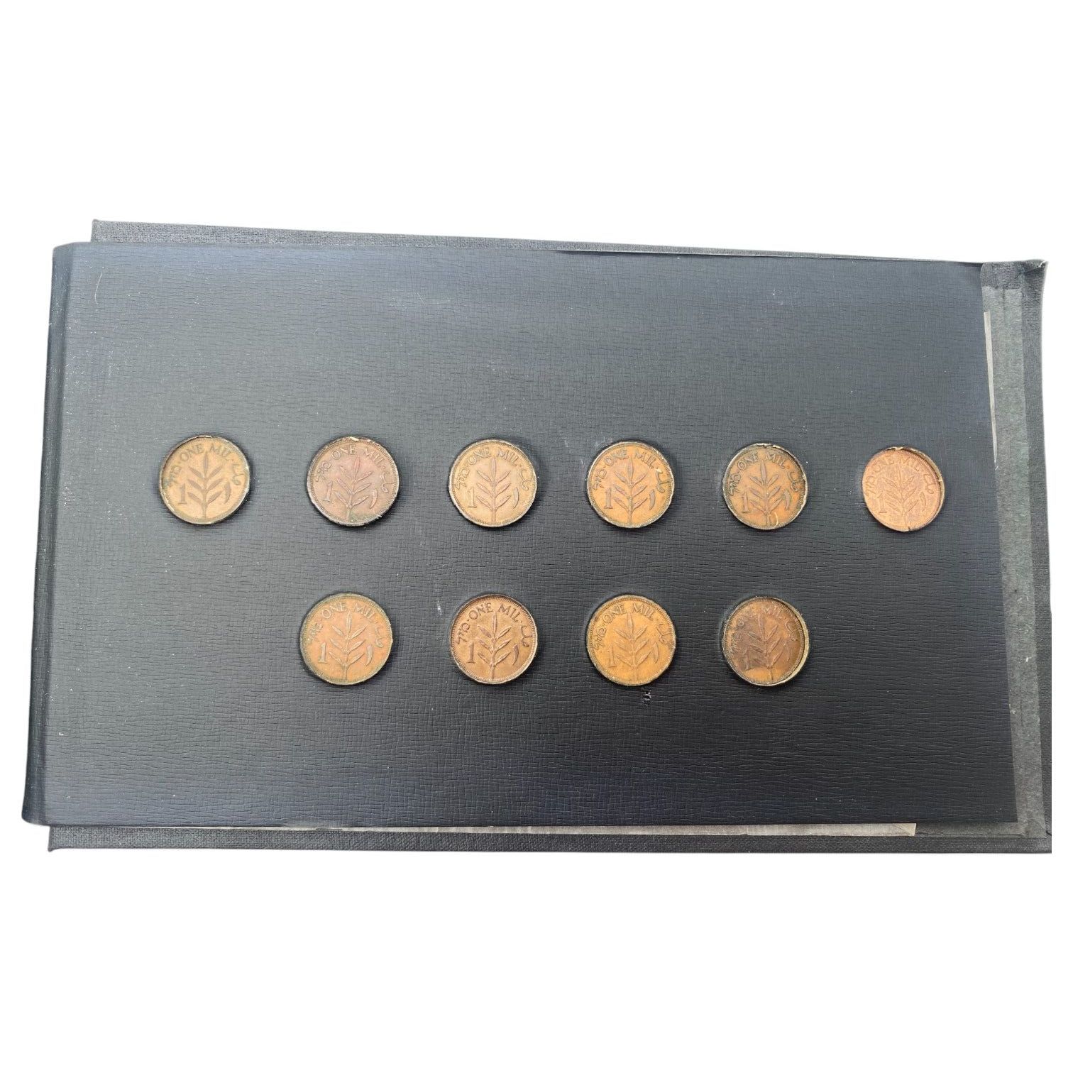 Palestine - Full 59 Coins set of British Mandath - XF-AU - 1 2