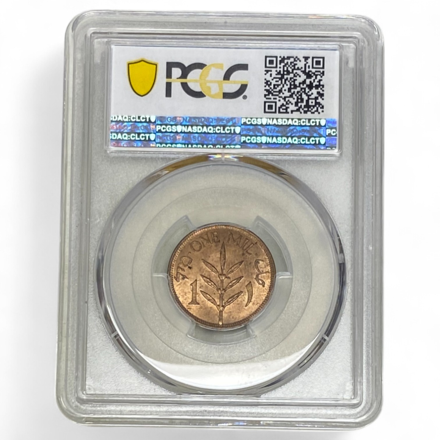 Palestine – 1 Mil 1940 – PCGS 64 RB – Key date - 1 3
