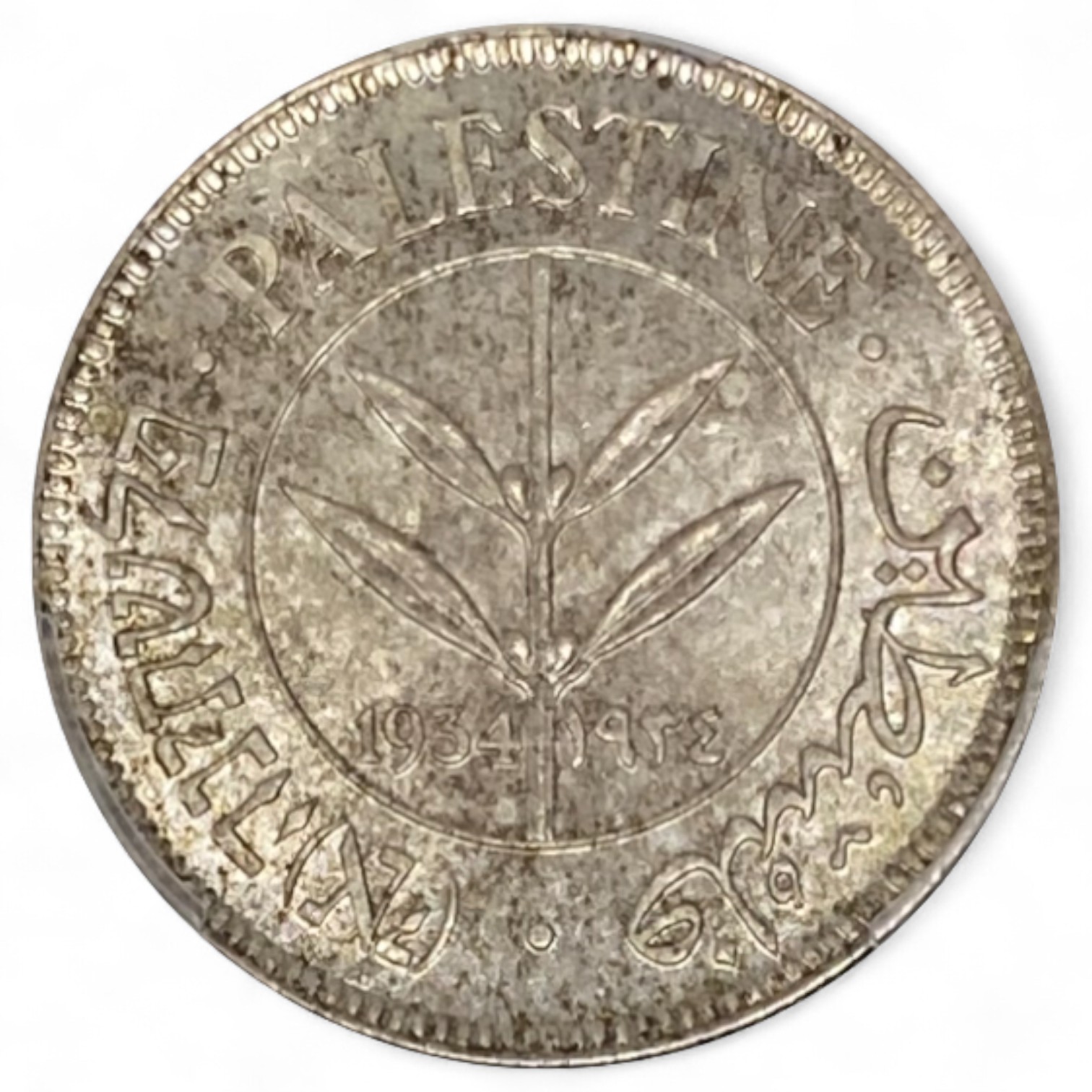 Palestine - 50 Mils 1934 - NGC MS 64 - High grade - 1 0