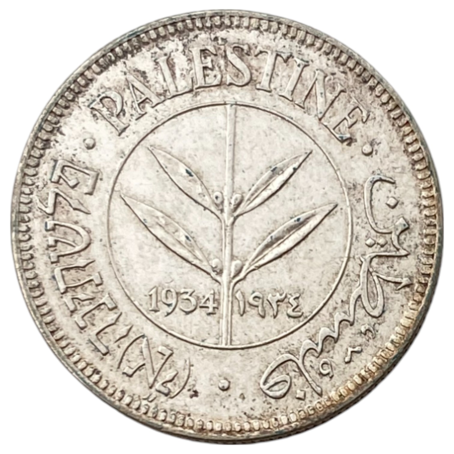 Palestine - 50 Mils 1934 - XF - 1 0