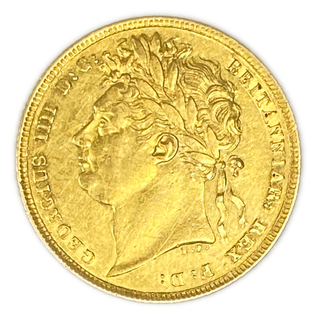 Great Britain / United Kingdom - 1 Sovereign 1822 - AU - George IV - Gold 917, 7.98g, 22mm - 1 0