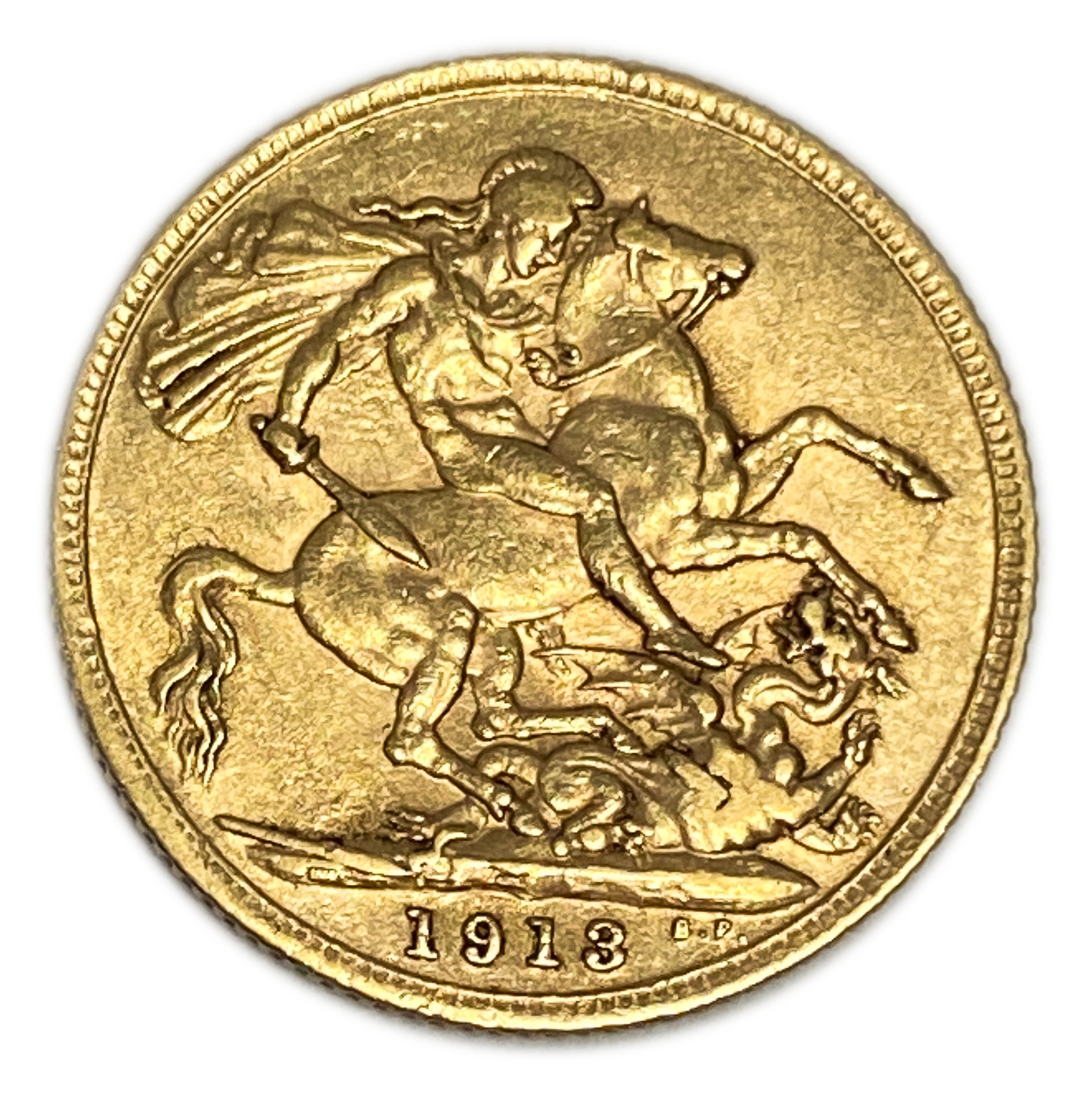 Great Britain / United Kingdom - 1 Sovereign 1913 - VF-XF - George V - Gold 916, 7.98g, 22mm - 1 0