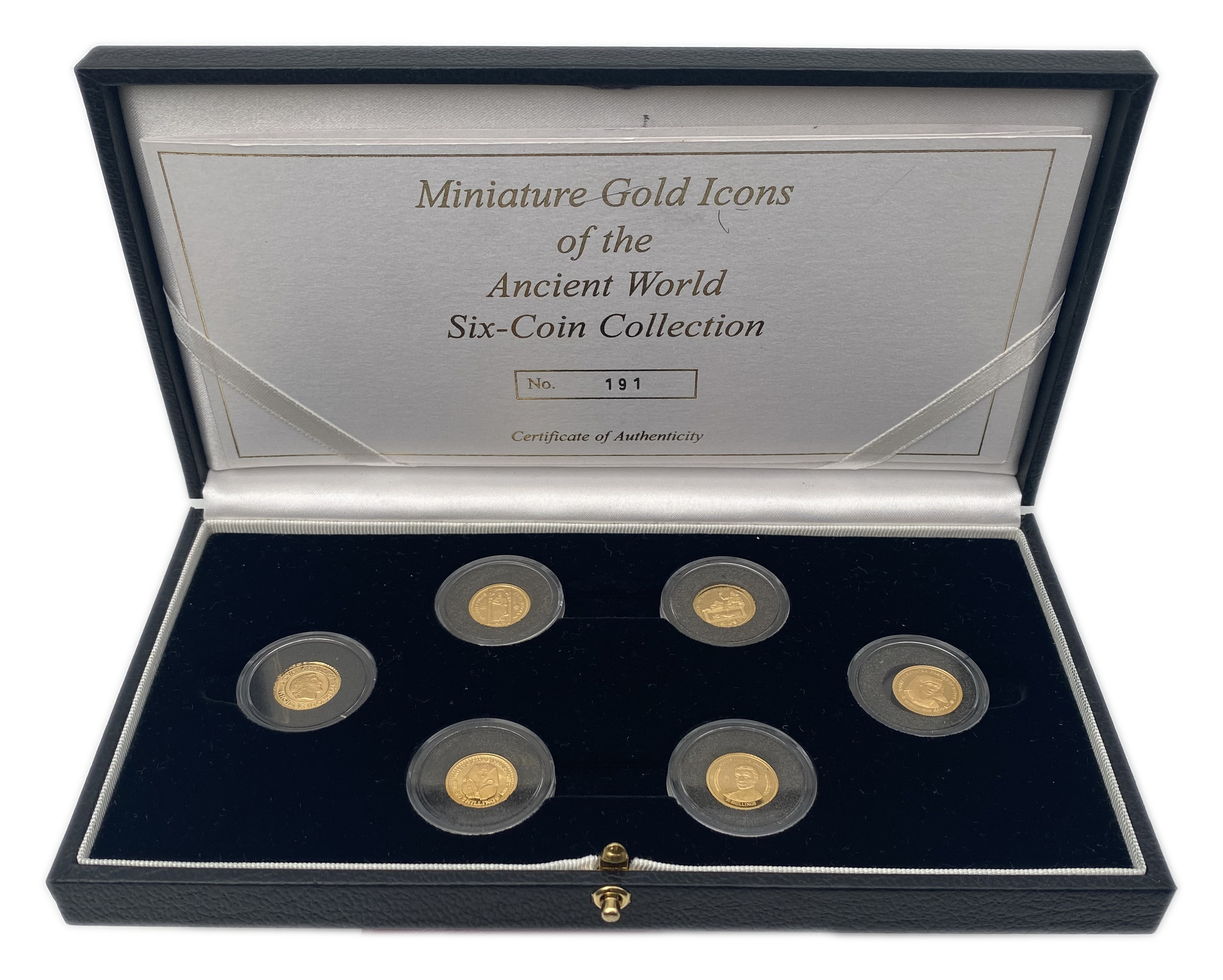 Great Britain / United Kingdom - Six Coins of "Miniature Gold Icons of the Ancient World" - Somalia, Turkey ... - 1 0
