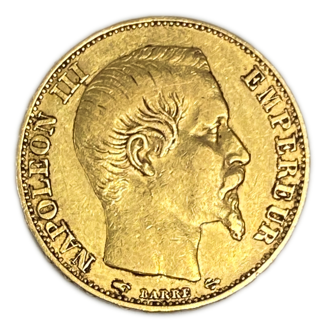 France - 20 Francs 1857 - VF-XF - Napoleon III - Gold 900, 6.45g, 22mm - 1 1