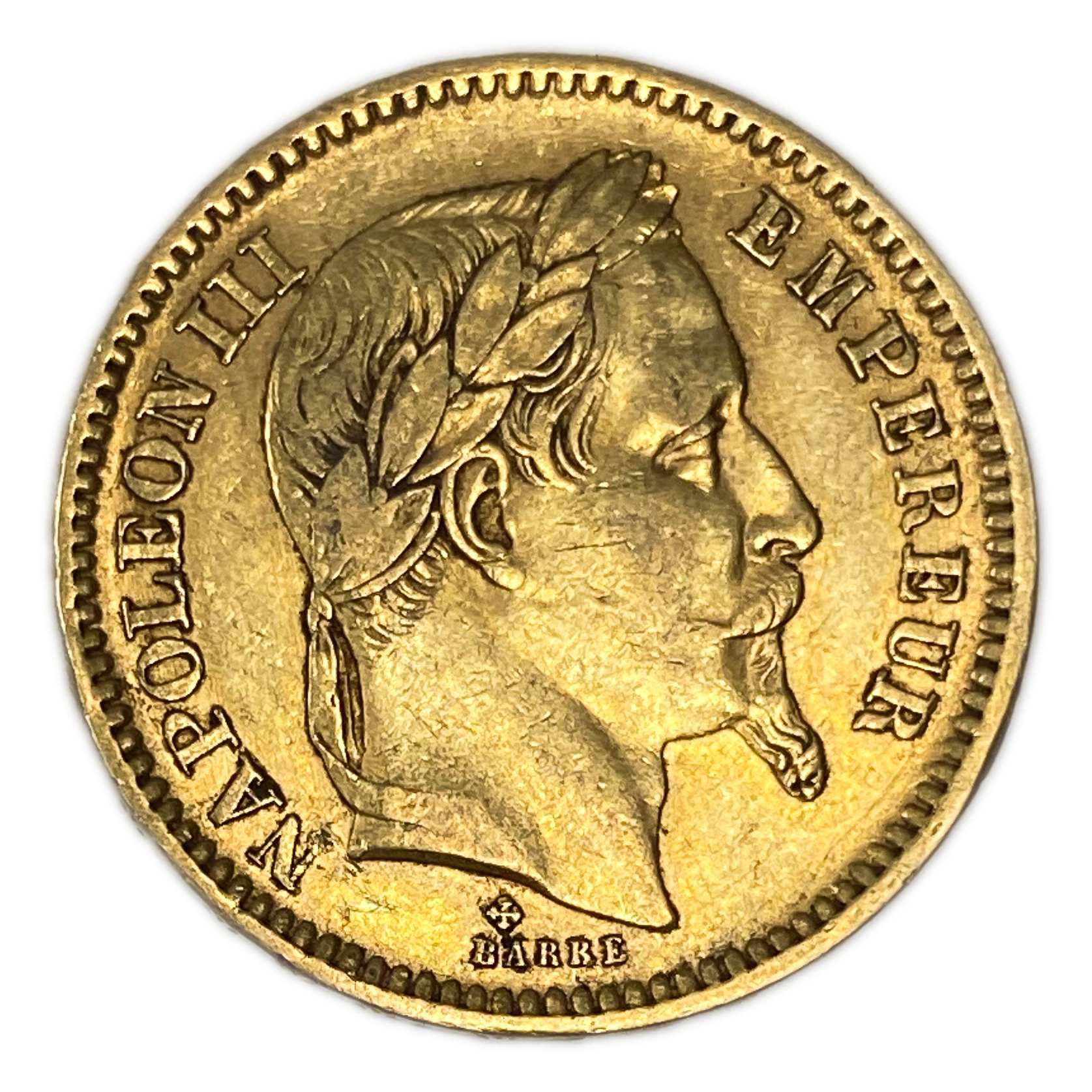 France - 20 Francs 1865 BB - Gold 900, 6.45g, 22mm - 1 1