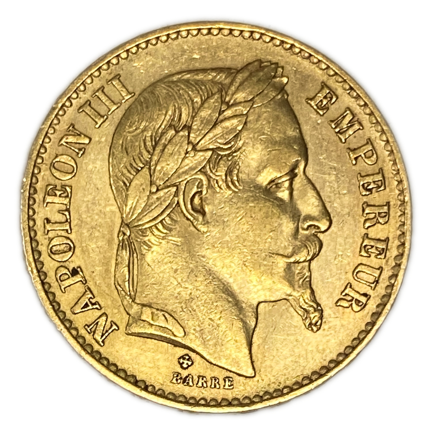 France - 20 Francs 1870 BB - XF - Napoleon III - Gold 900, 6.45g, 22mm - 1 1