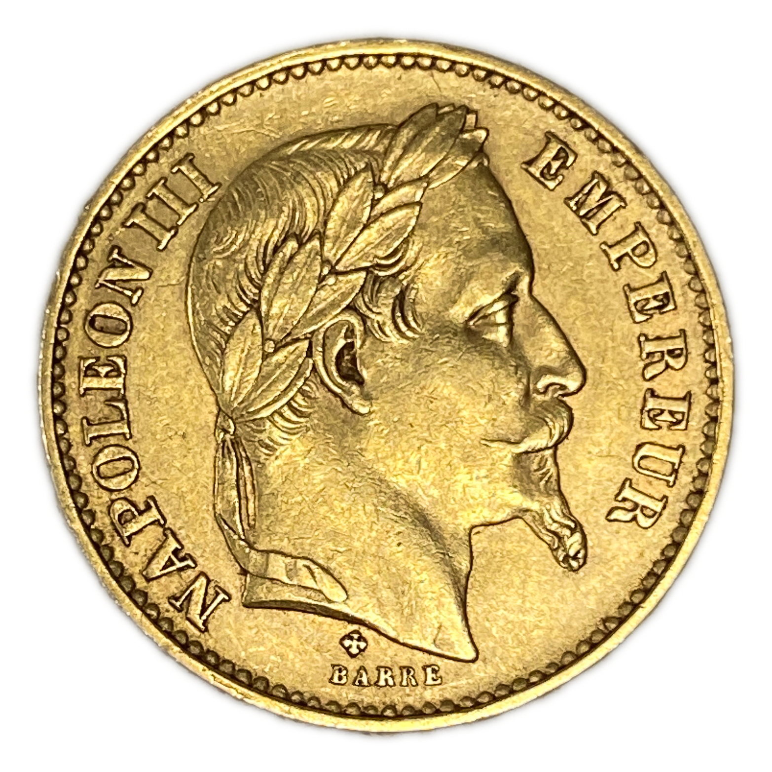France - 20 Francs 1869 BB - XF - Napoleon III - Gold 900, 6.45g, 22mm - 1 1