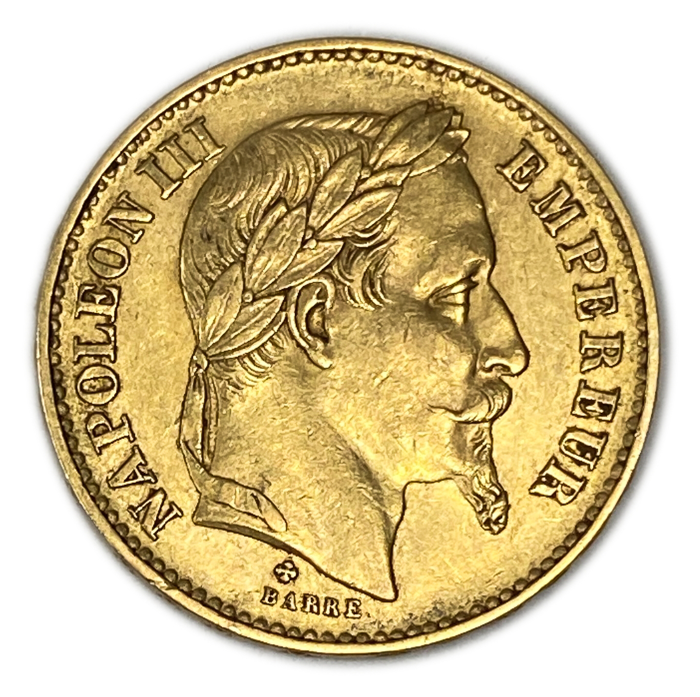 France - 20 Francs 1869 BB - XF - Napoleon III - Gold 900, 6.45g, 22mm - 1 1