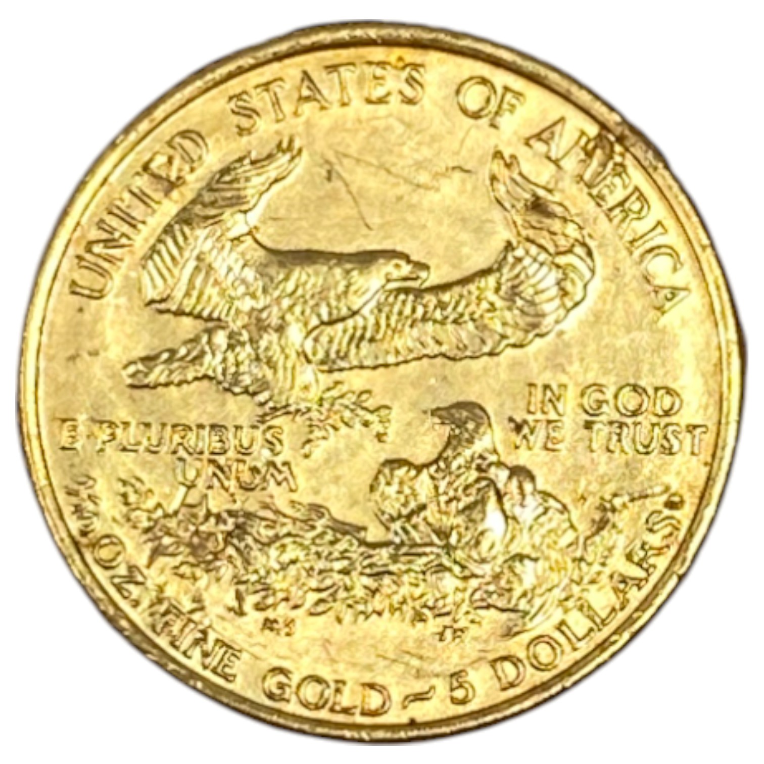 USA – 5 Dollars 1992 – Coronet Head – With motto – UNC – Gold 917, 3.393g, 16.5mm - 1 1