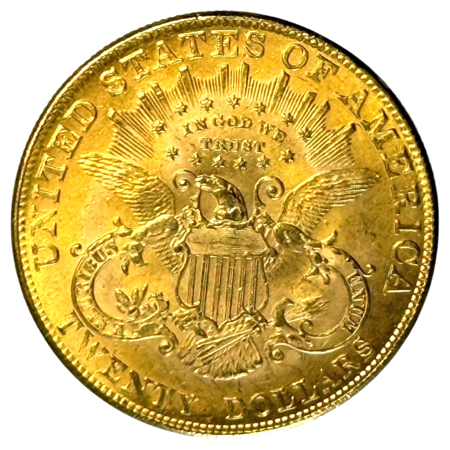 USA - 20 Dollars 1895 - Liberty Head - Double Eagle, With motto - Gold 900, 33.43g, 34mm - 1 1