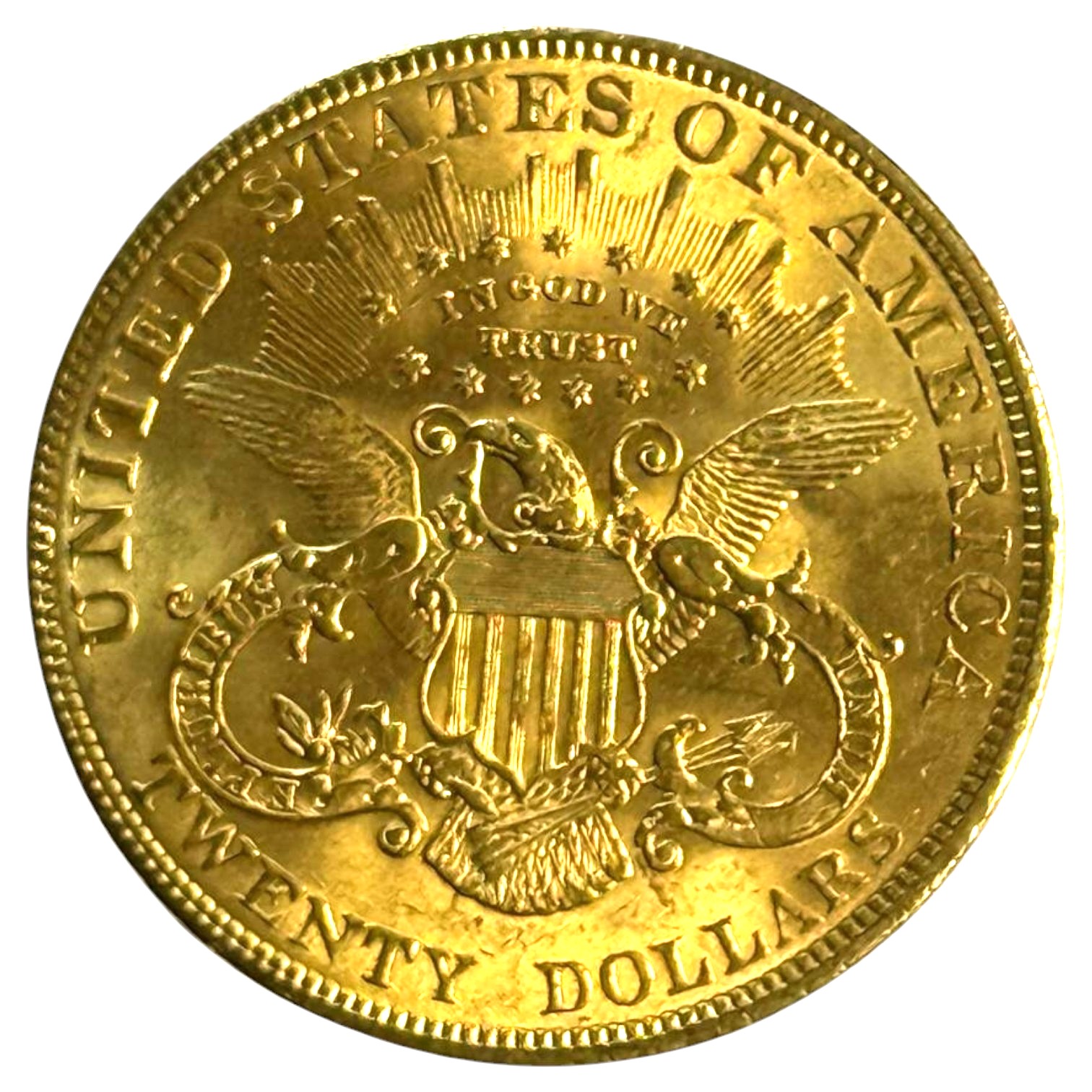 USA - 20 Dollars 1904 - Liberty Head - Double Eagle, With motto - Gold 900, 33.43g, 34mm - 1 1