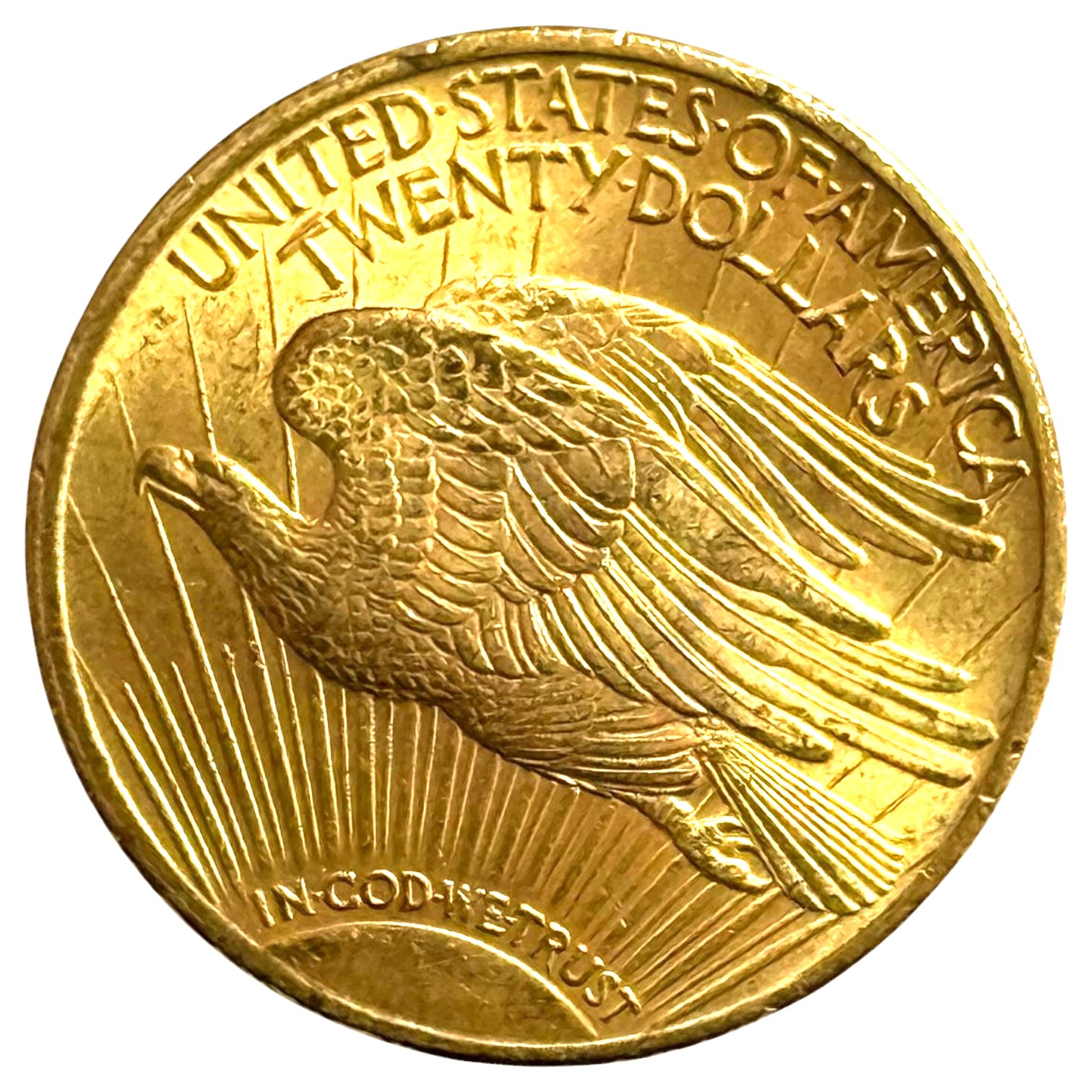 USA - 20 Dollars 1924 - Saint-Gaudens Double Eagle, With motto - Gold 900, 33.43g, 34mm - 1 1