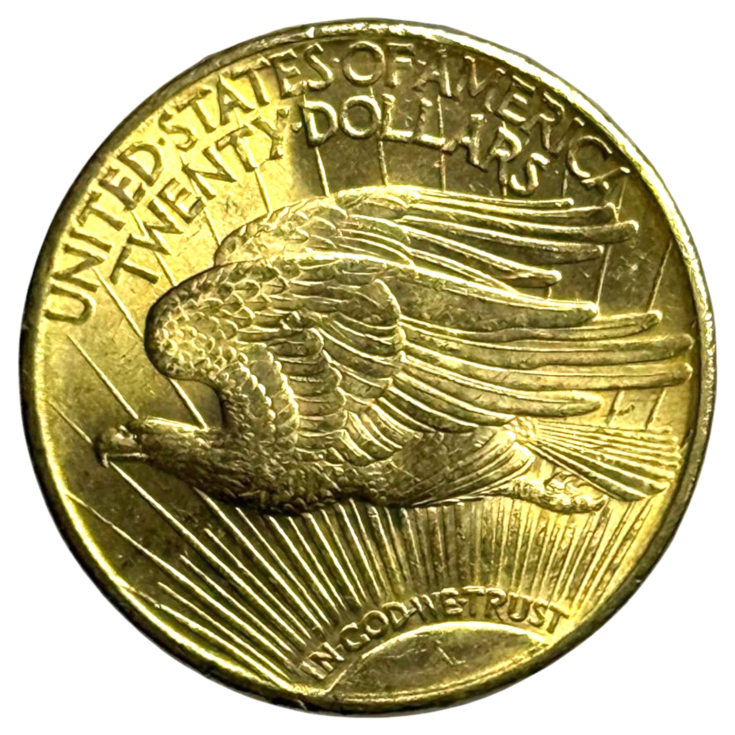 USA - 20 Dollars 1915 - Saint-Gaudens Double Eagle, With motto - Gold 900, 33.43g, 34mm - 1 1